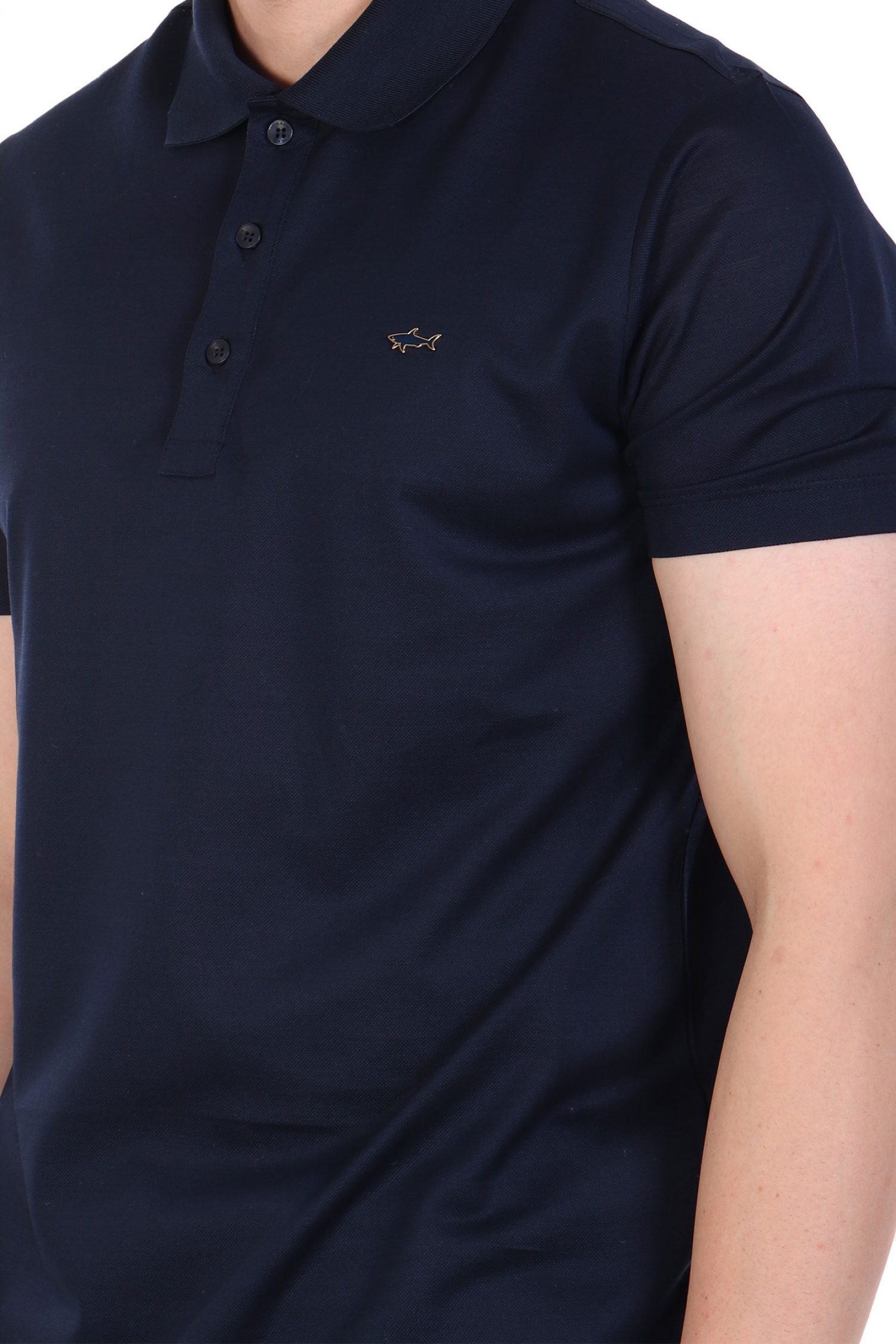 PAUL&SHARK POLO LOGO METALLIC PIN LOGO ΜΠΛΕ φωτογραφία