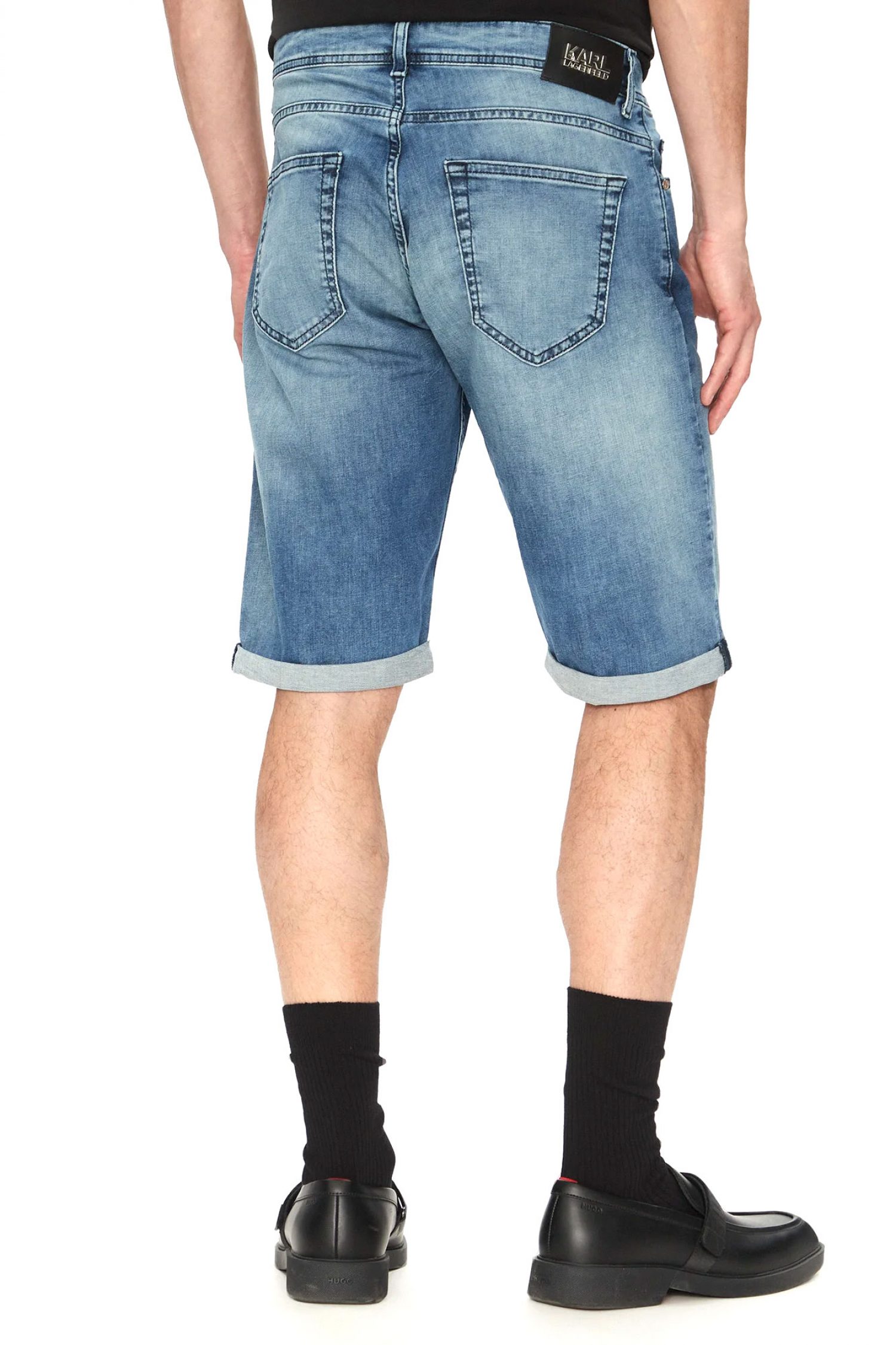 KARL LAGERFELD ΒΕΡΜΟΥΔΑ JEANS 5-POCKET ΓΑΛΑΖΙΟ φωτογραφία