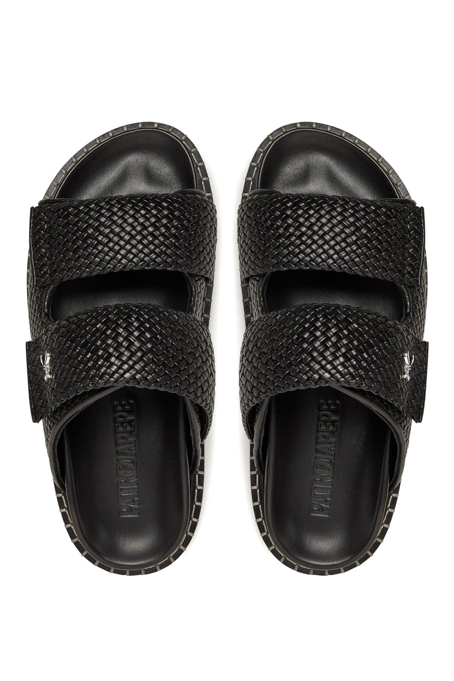 PATRIZIA PEPE ΣΑΝΔΑΛΙΑ ΜΑΥΡΟ