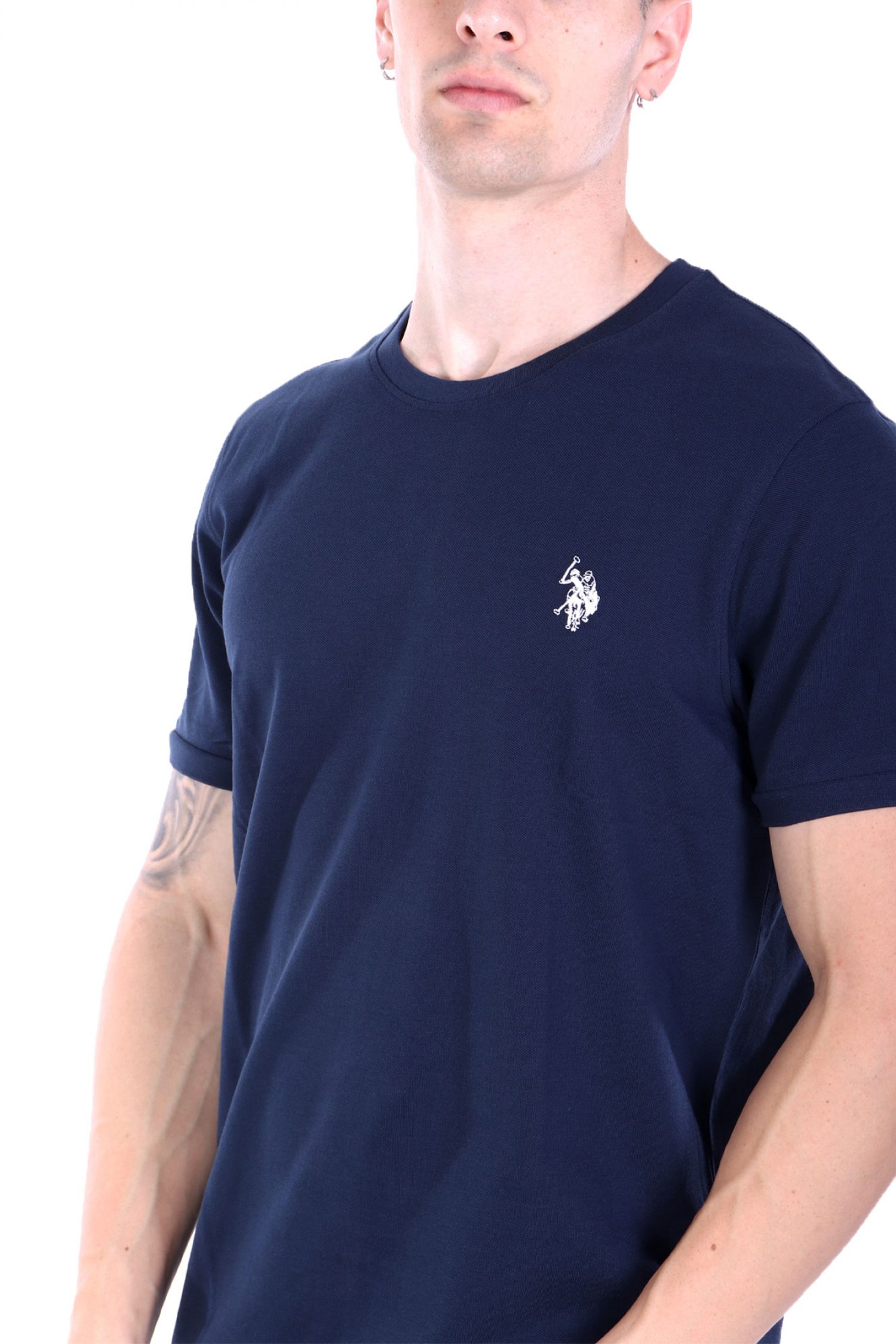 U.S. POLO ASSN. ΜΠΛΟΥΖΑ T-SHIRT ΜΠΛΕ ΠΙΚΕ φωτογραφία