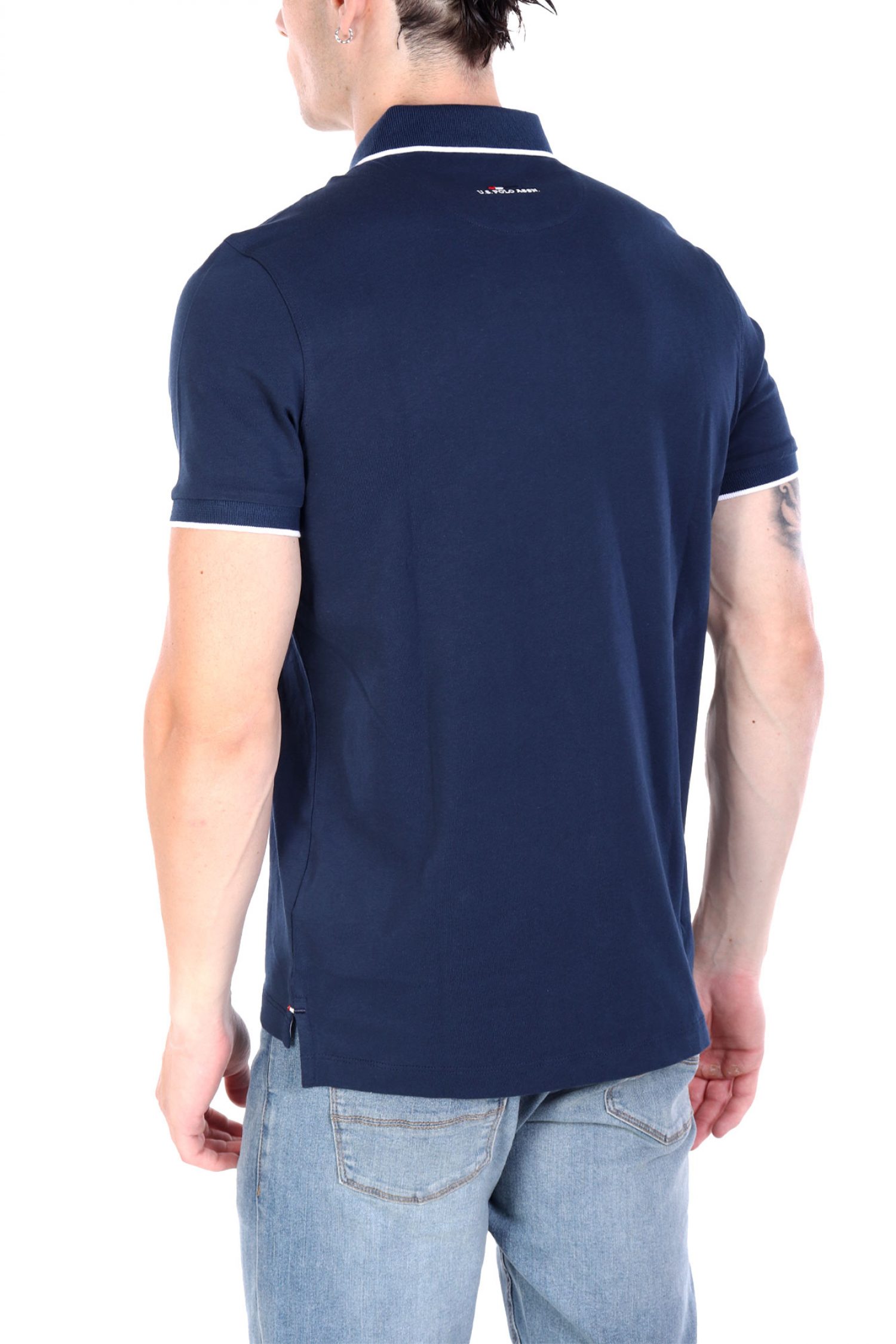 U.S. POLO ASSN. ΜΠΛΟΥΖΑ ΜΠΛΕ ΑΝΔΡΙΚΟ POLO