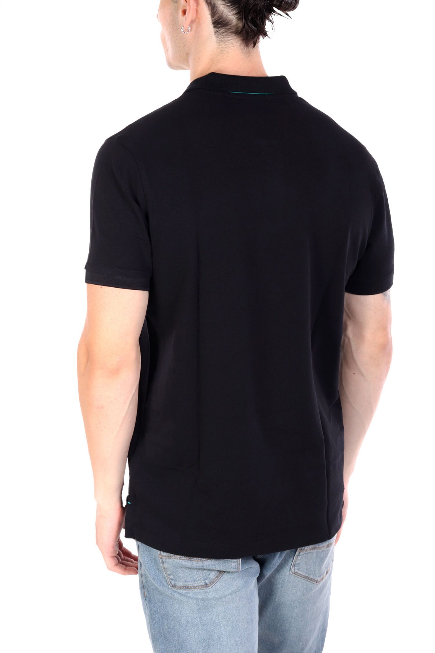 U.S. POLO ASSN. ΜΠΛΟΥΖΑ ΜΑΥΡΟ ΑΝΔΡΙΚΟ POLO ΠΙΚΕ