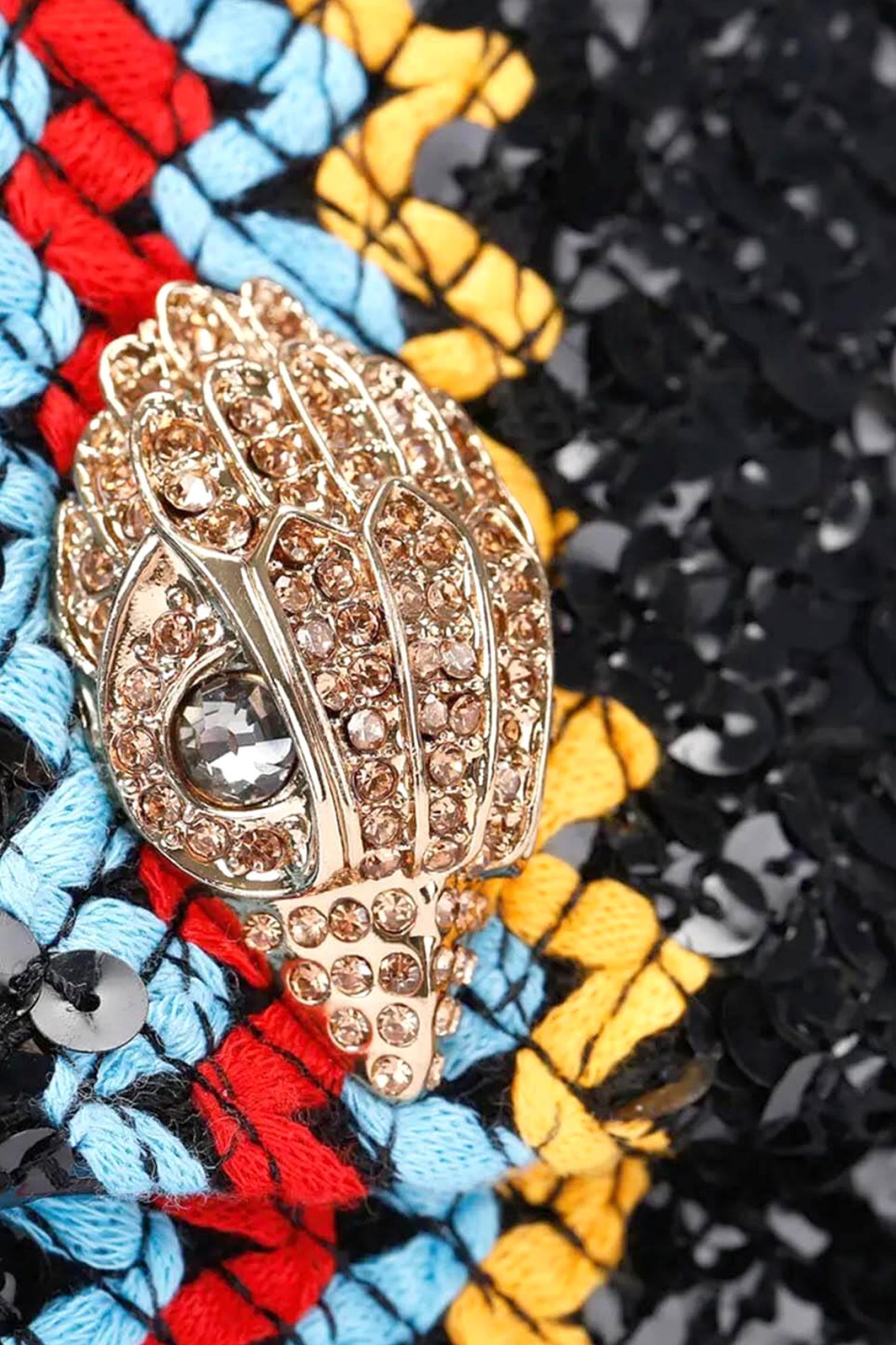 KURT GEIGER TΣΑΝΤΑ CROSSBODY /ΩΜΟΥ LONG KENSINGTON BAG AΛΥΣΙΔΑ ΣΧΕΔΙΑ ΠΟΥΛΙΕΣ LOGO ΠΟΛΥΧΡΩΜΟ