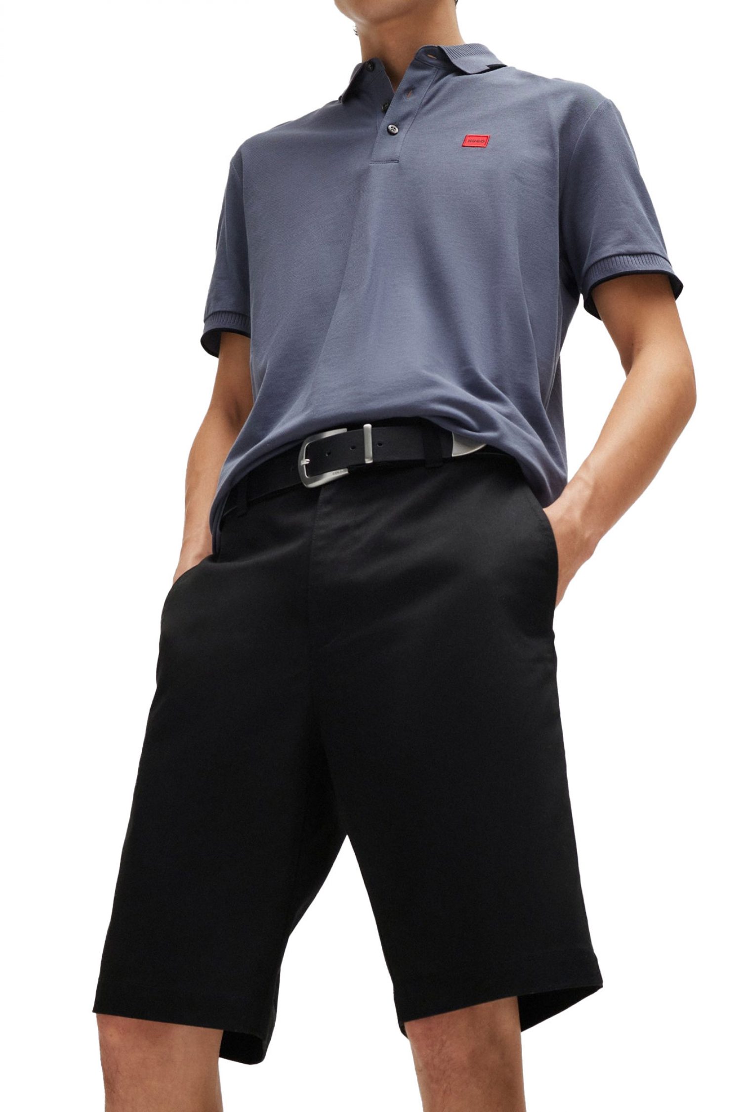 HUGO ΒΕΡΜΟΥΔΑ CHINO DARIK241 ΜΑΥΡΟ φωτογραφία