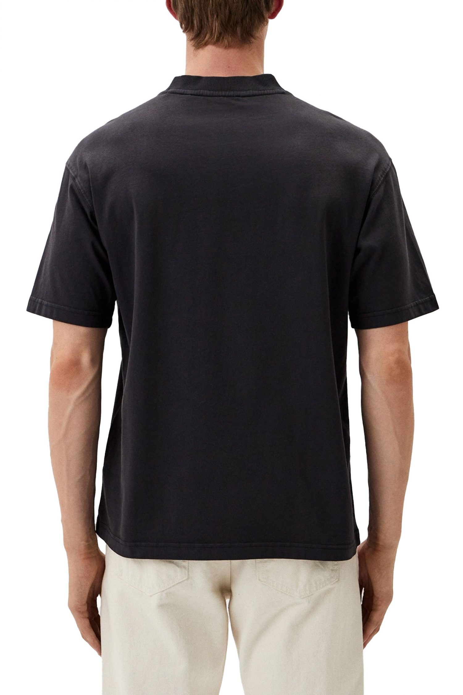 BOSS CASUAL T-SHIRT RELAXED FIT TE_DYE_ ΜΑΥΡΟ