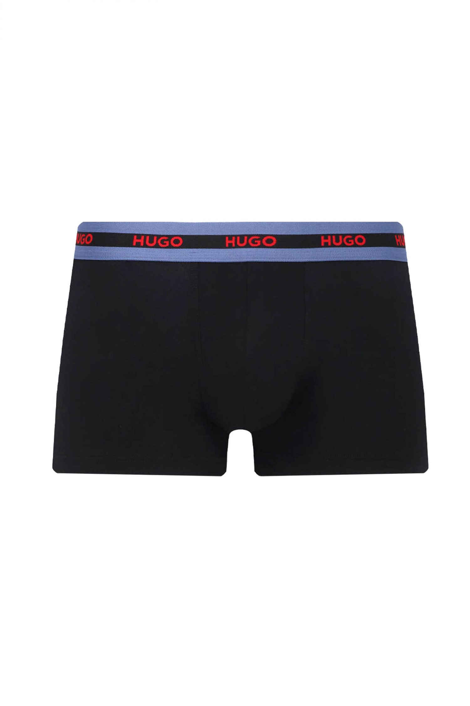 HUGO ΕΣΩΡΟΥΧΑ TRUNK TRIPLET PLANET COTTON STRETCH LOGO ΜΑΥΡΟ