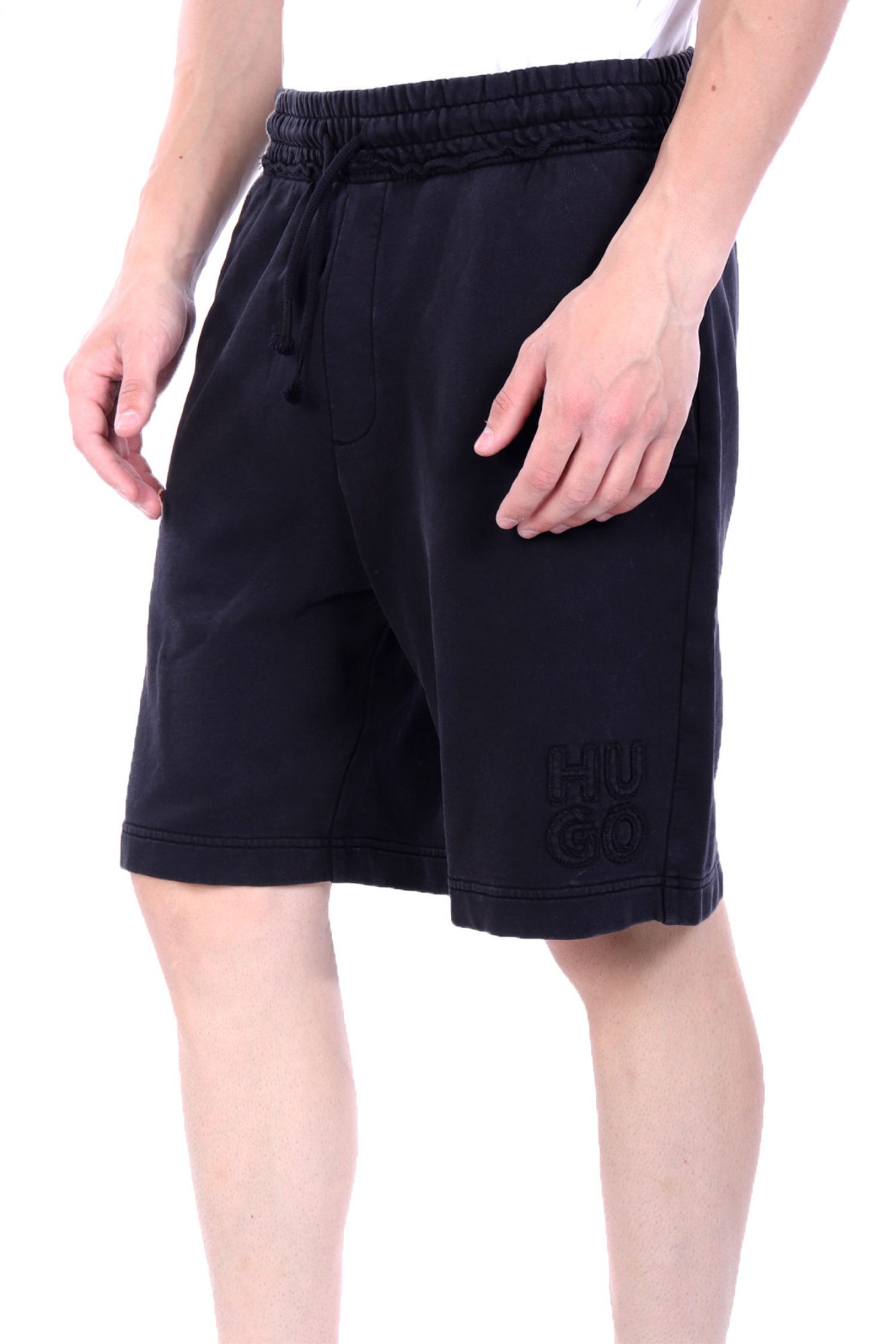 HUGO ΒΕΡΜΟΥΔΑ DISTRELL LOGO ΜΑΥΡΟ