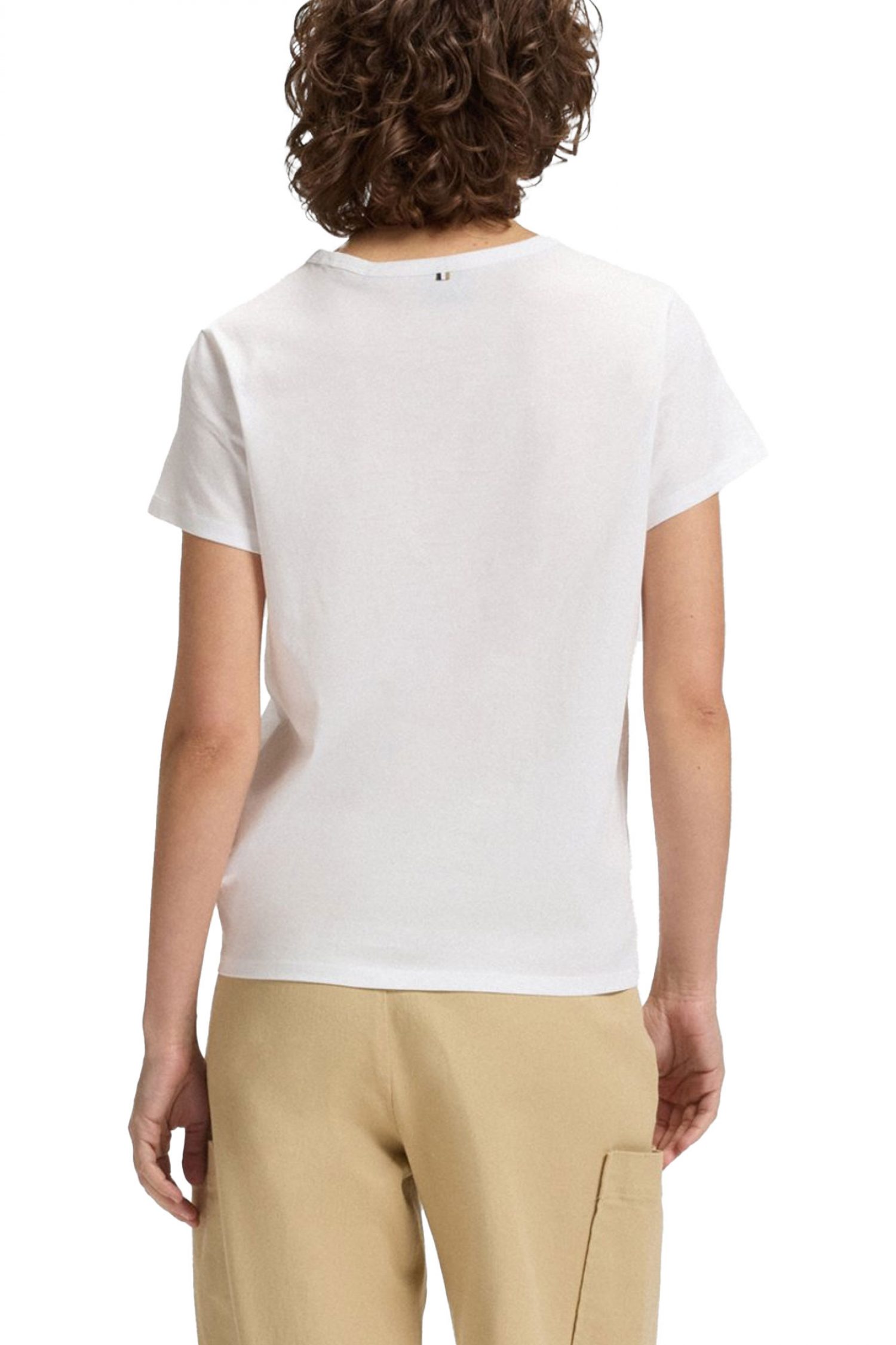 BOSS T-SHIRT EVENTSA7 LOGO ΛΕΥΚΟ φωτογραφία