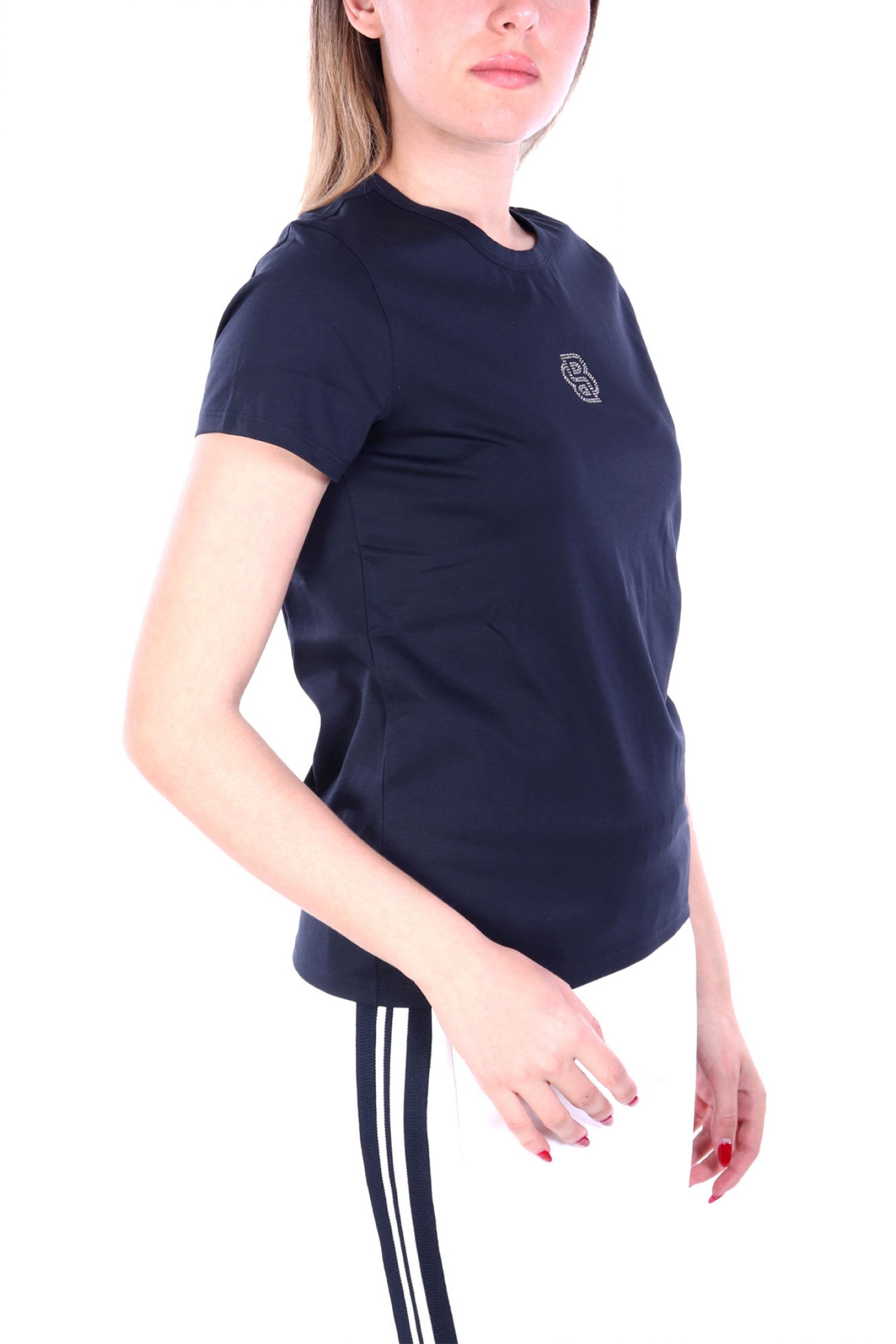 BOSS T-SHIRT EVENTSA7 LOGO ΣΚΟΥΡΟ ΜΠΛΕ