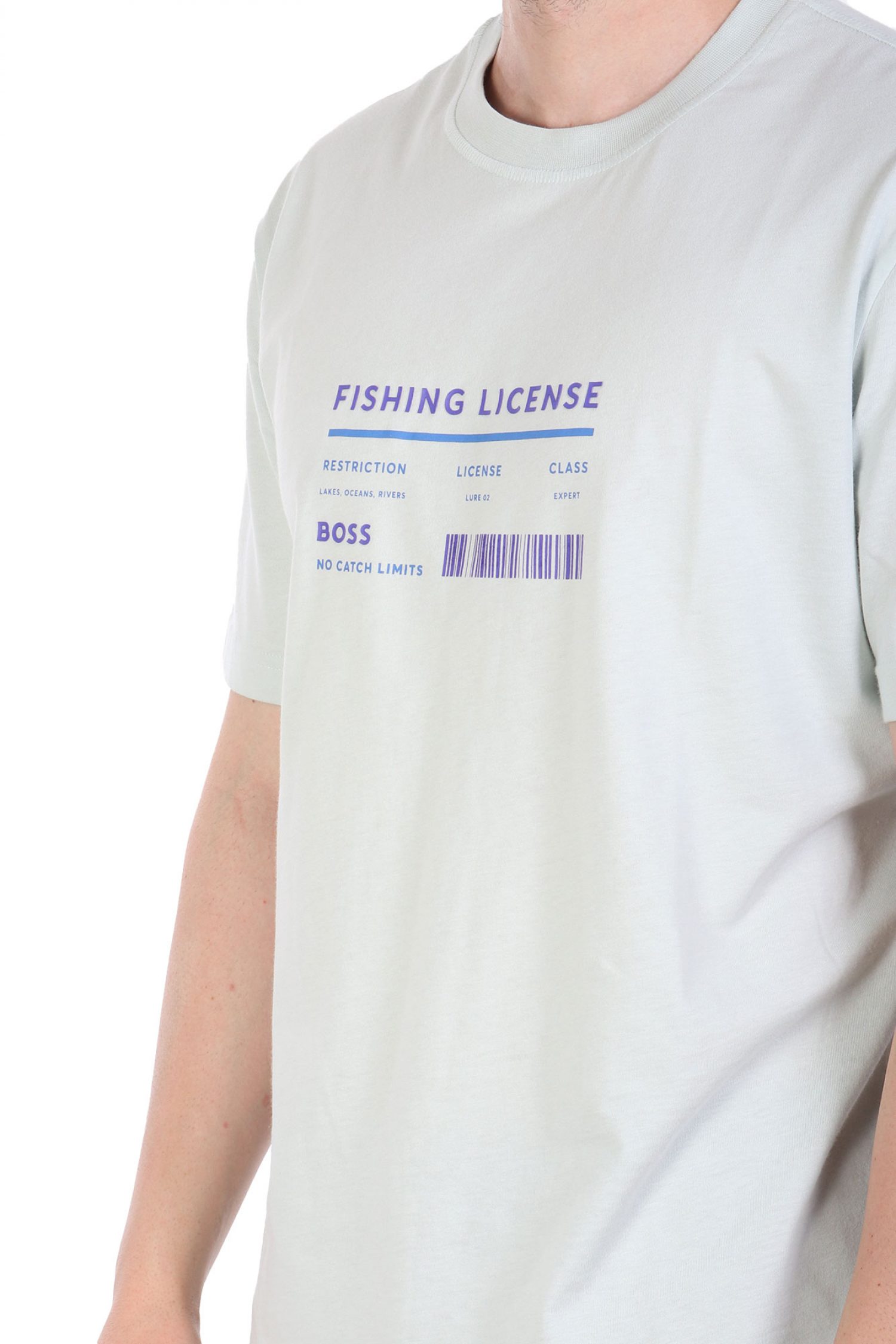 BOSS CASUAL T-SHIRT TE_ATACAMA ΜΕΝΤΑ φωτογραφία