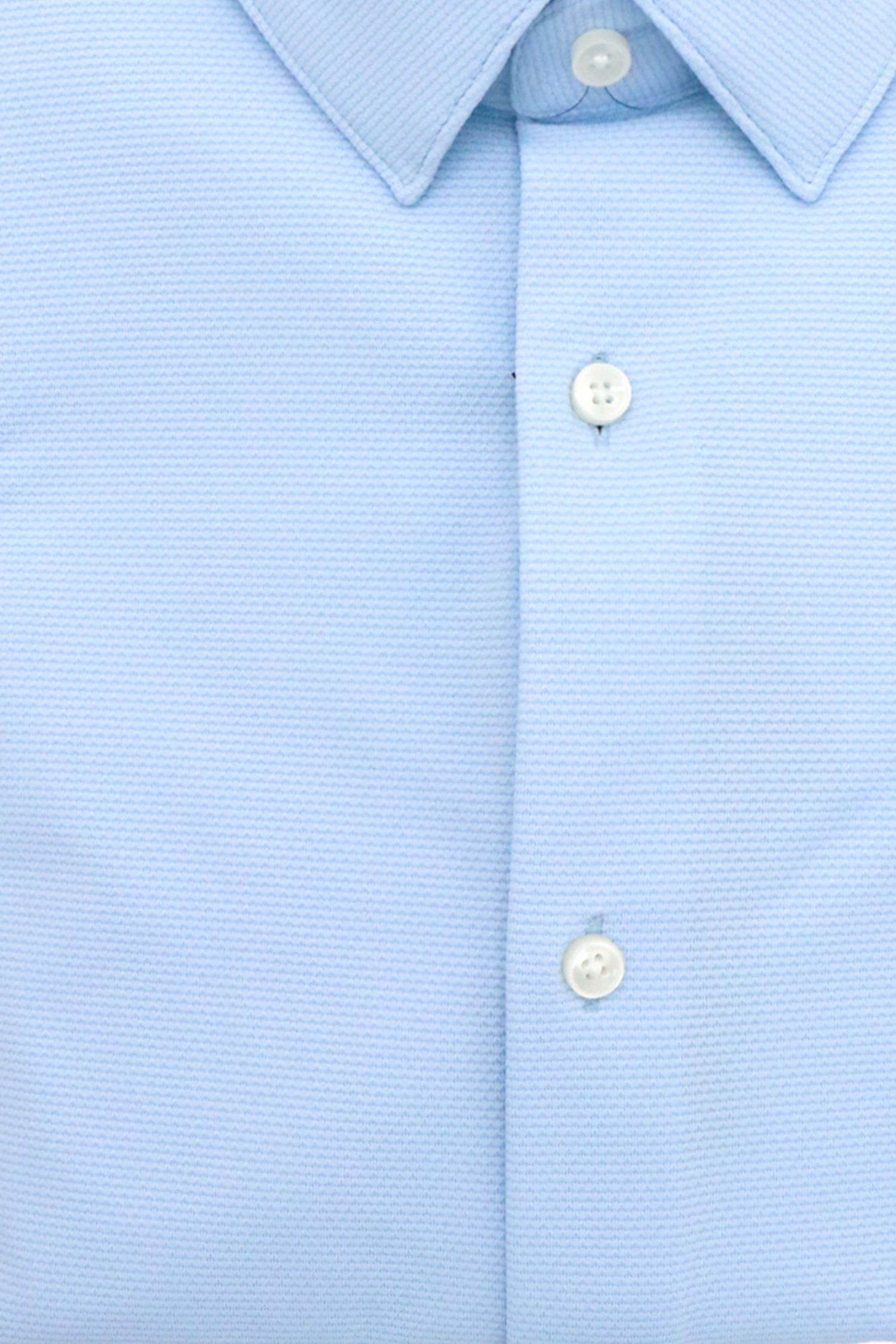 BOSS PERFORMANCE ΠΟΥΚΑΜΙΣΟ ΜΙΚΡΟΣΧΕΔΙΟ SLIM FIT P-HANK-S-KENT-C1-222 ΣΙΕΛ φωτογραφία