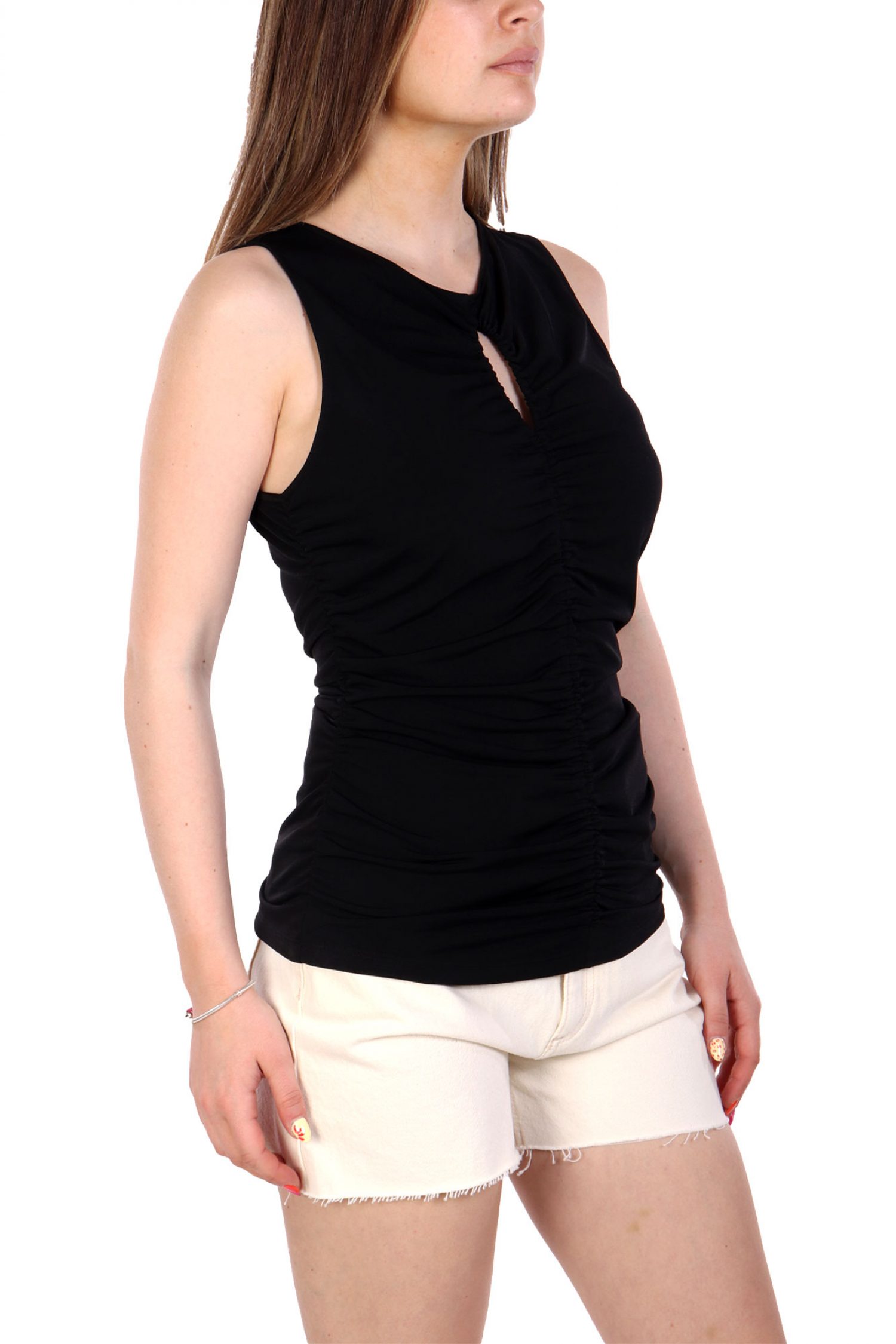 BOSS TOP C_EMACHA ΝΤΡΑΠΕ ΜΑΥΡΟ φωτογραφία