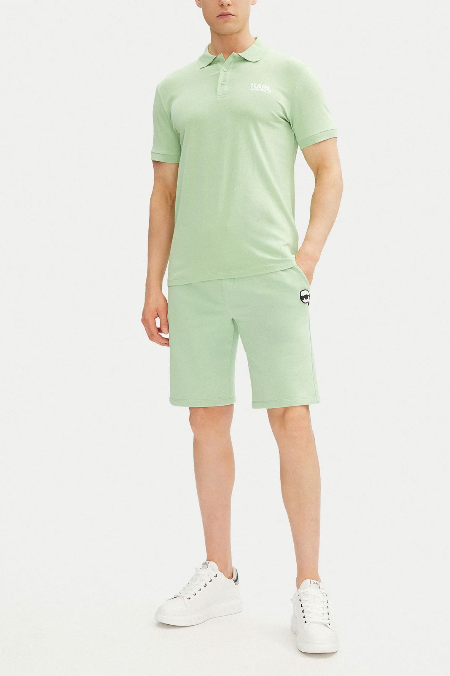 KARL LAGERFELD ΒΕΡΜΟΥΔΑ ΦΟΥΤΕΡ LOGO ΦΥΤΡΙ φωτογραφία