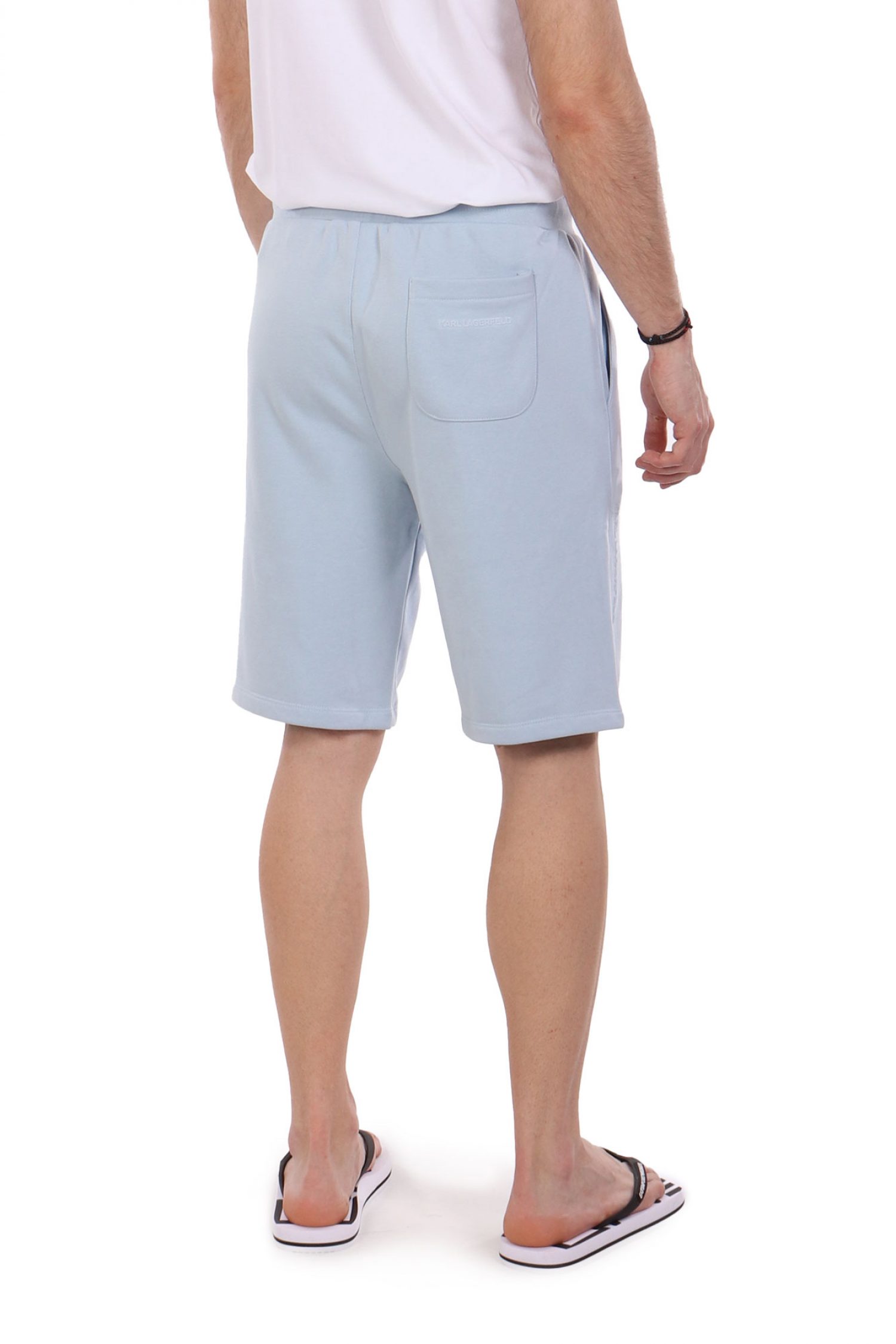 KARL LAGERFELD ΒΕΡΜΟΥΔΑ ΦΟΥΤΕΡ LOGO ΣΙΕΛ φωτογραφία