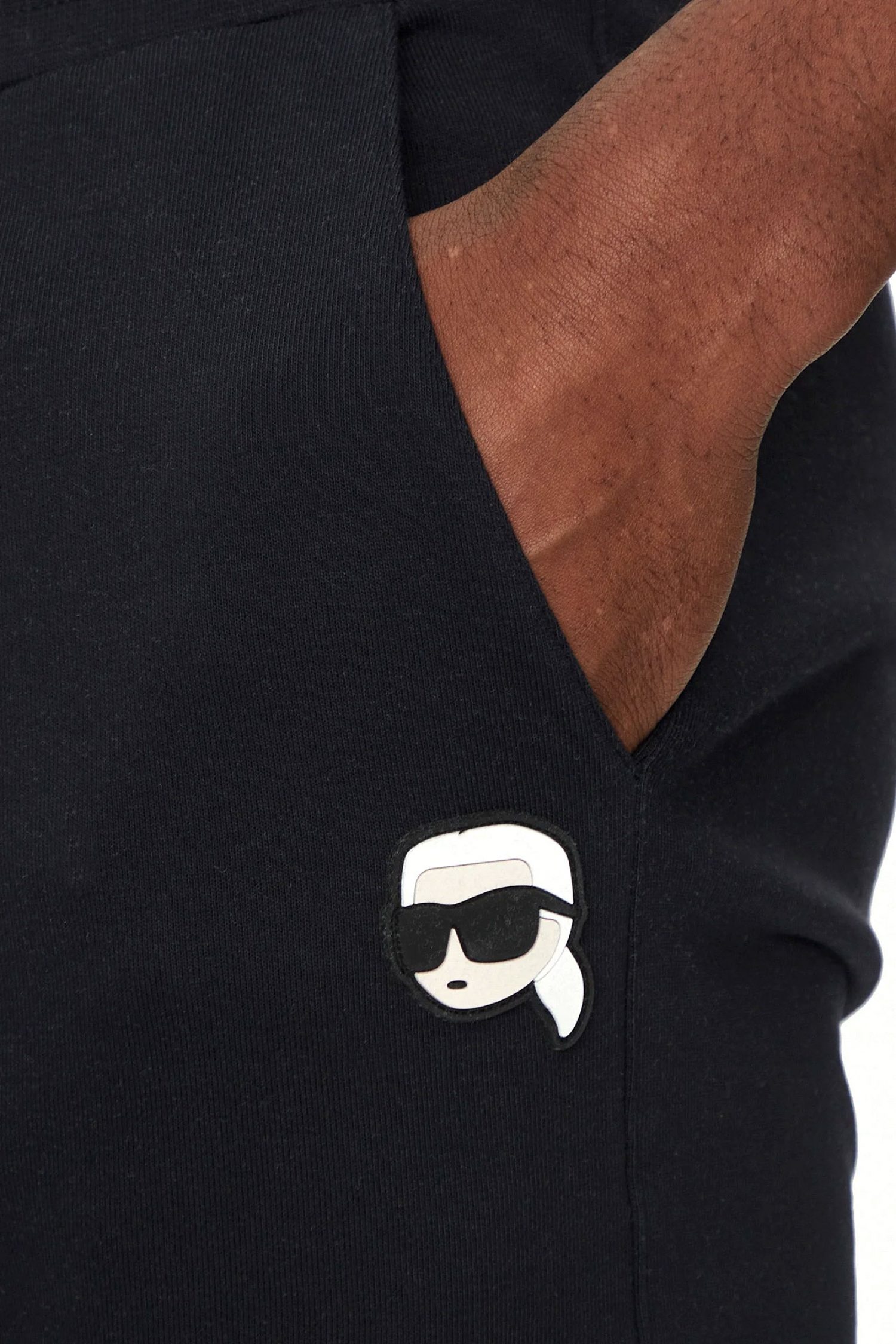 KARL LAGERFELD ΒΕΡΜΟΥΔΑ ΦΟΥΤΕΡ LOGO ΜΠΛΕ φωτογραφία