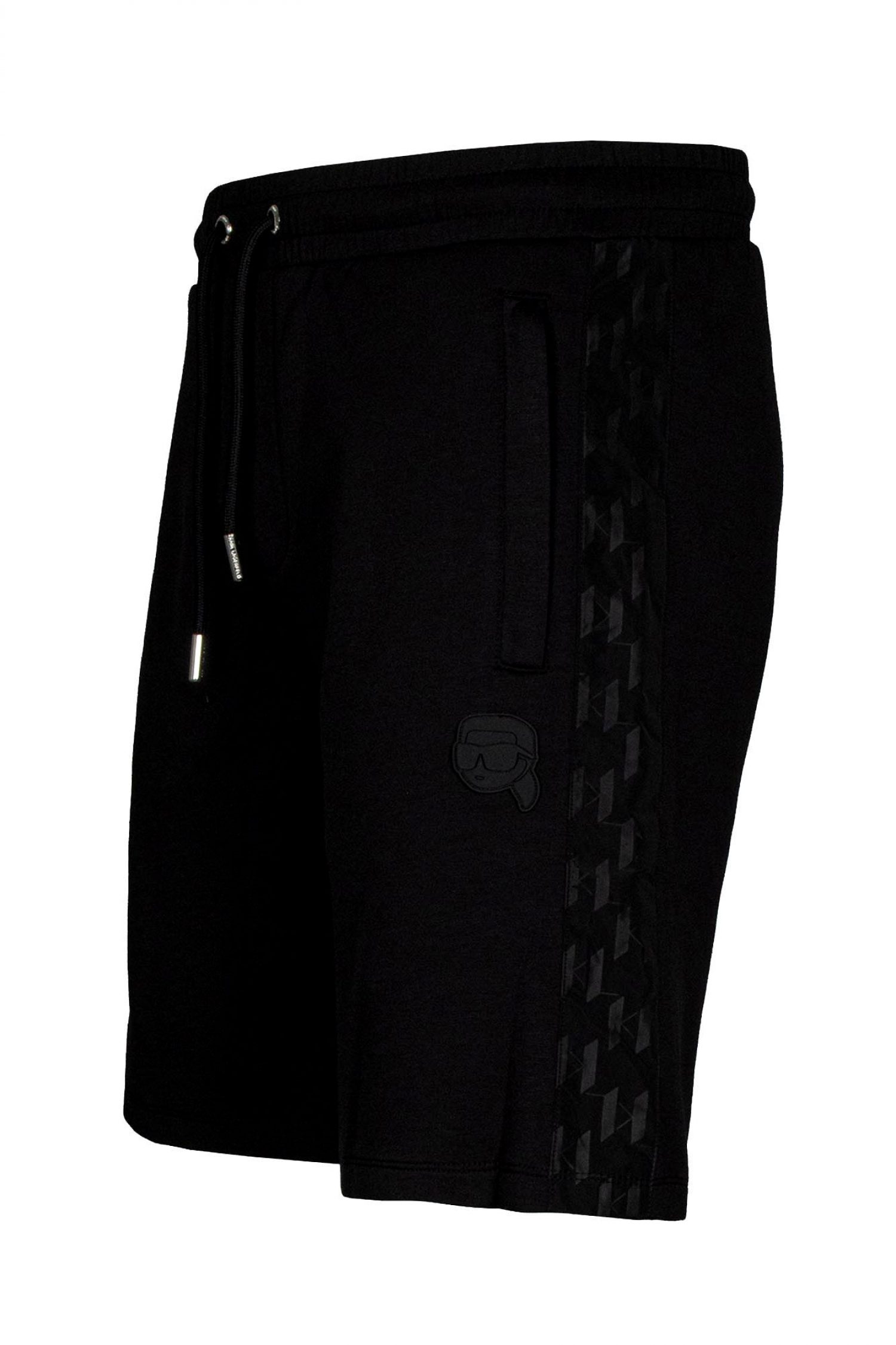 KARL LAGERFELD ΒΕΡΜΟΥΔΑ ΦΟΥΤΕΡ SIDE LOGO ΜΑΥΡΟ φωτογραφία