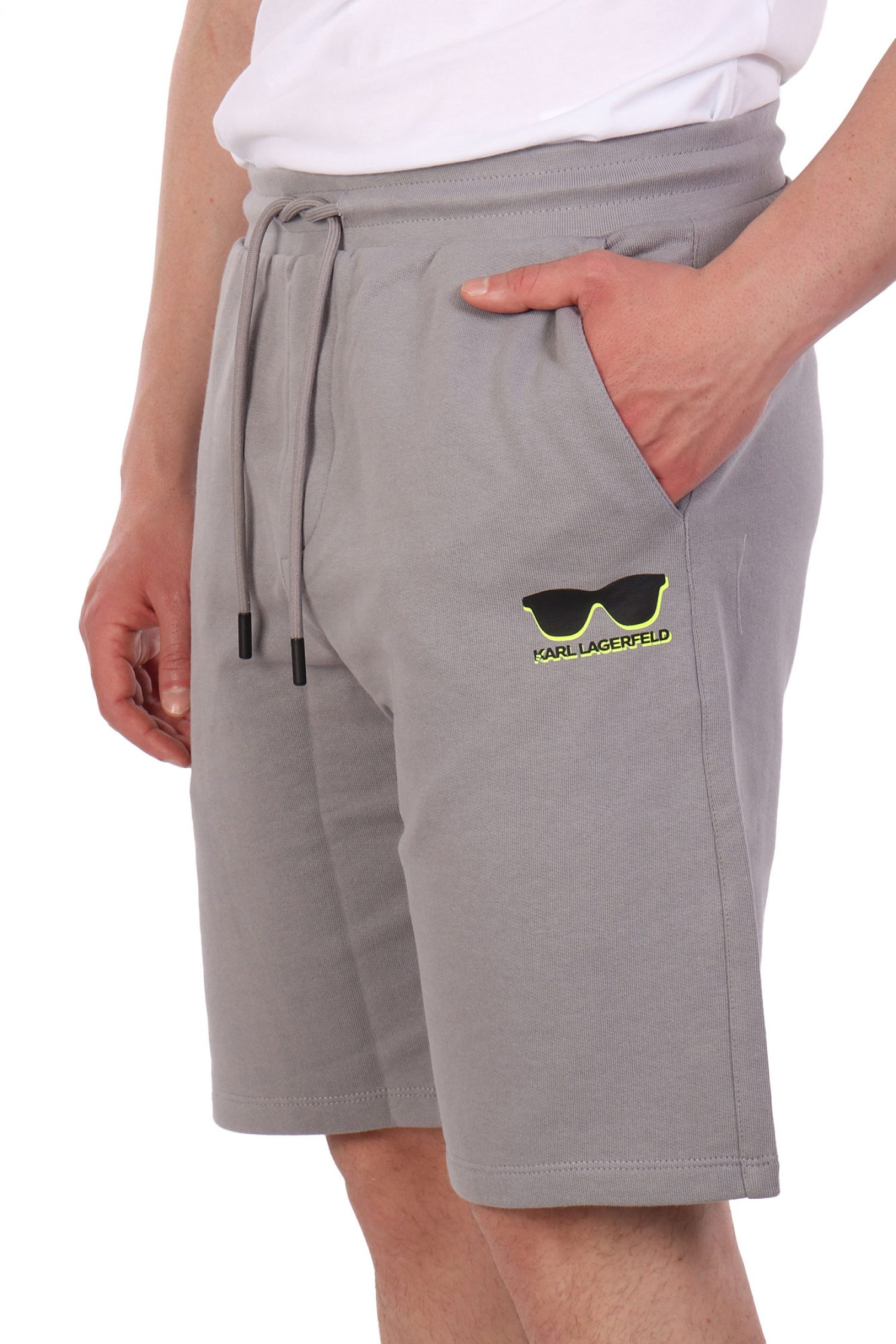 KARL LAGERFELD ΒΕΡΜΟΥΔΑ ΦΟΥΤΕΡ LOGO ΓΚΡΙ φωτογραφία