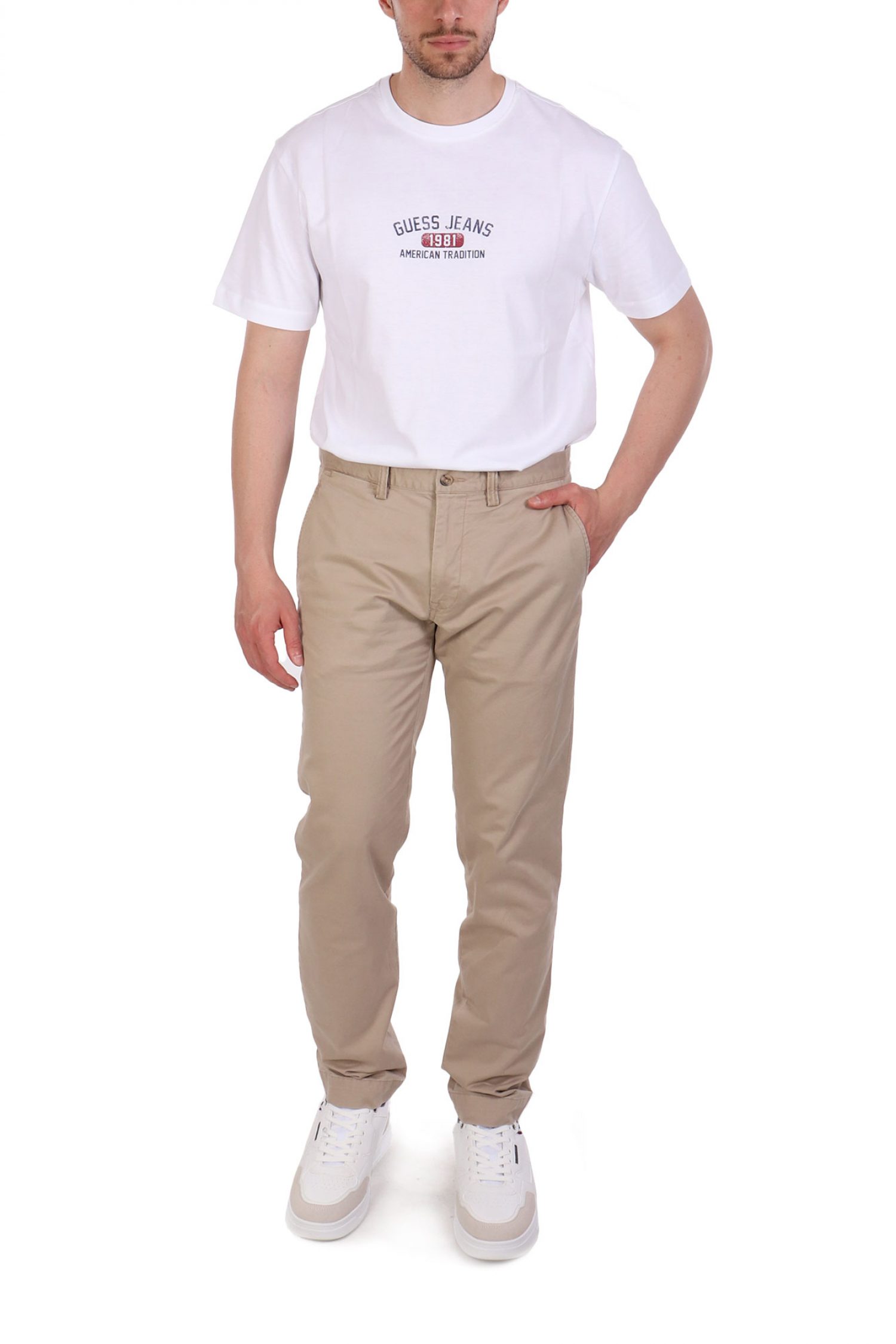 RALPH LAUREN ΠΑΝΤΕΛΟΝΙ CHINO STRETCH SLIM FIT BEDFORD ΜΠΕΖ