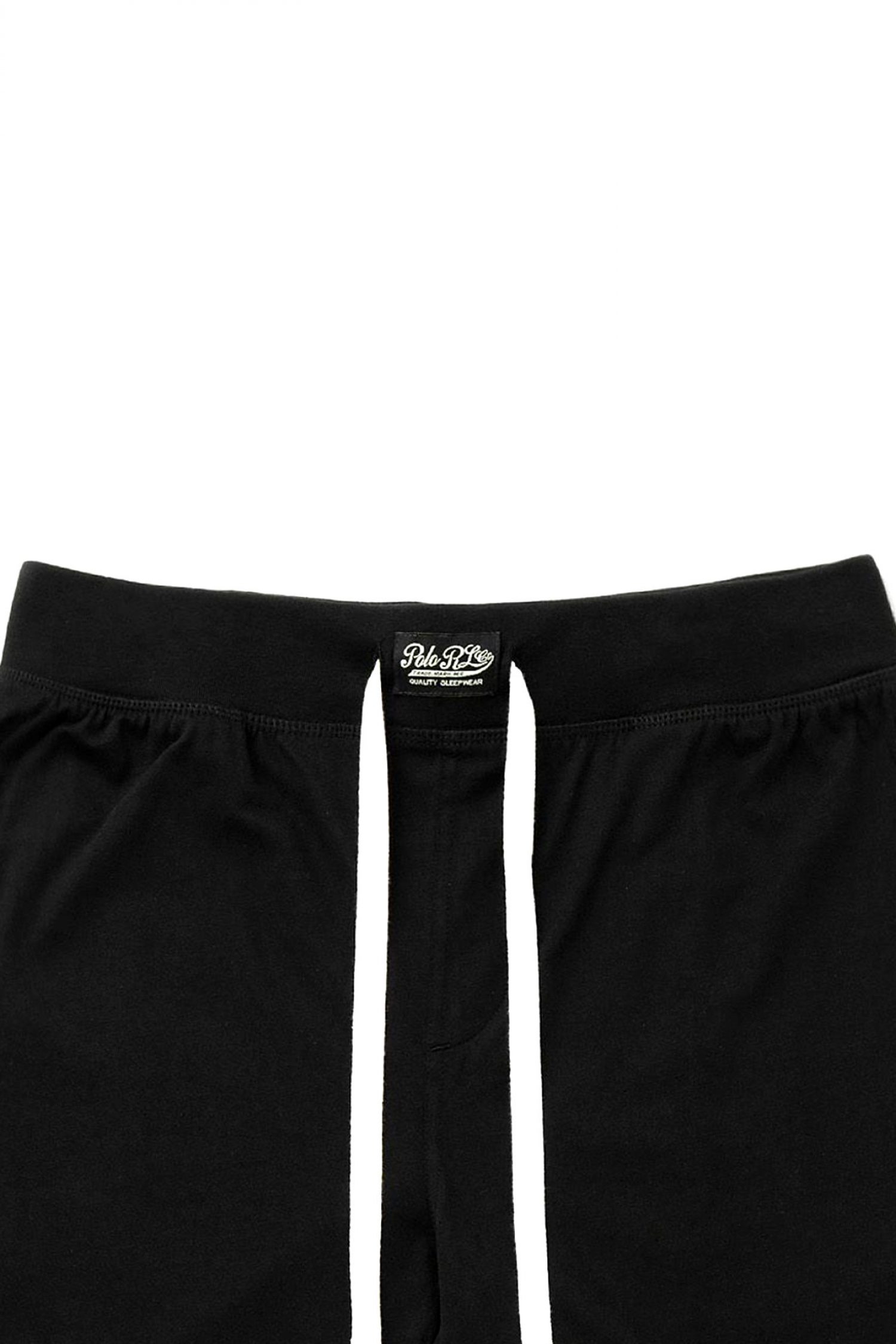 RALPH LAUREN UNDERWEAR ΒΕΡΜΟΥΔΑ SLEEP BOTTOM LOGO ΜΑΥΡΟ φωτογραφία