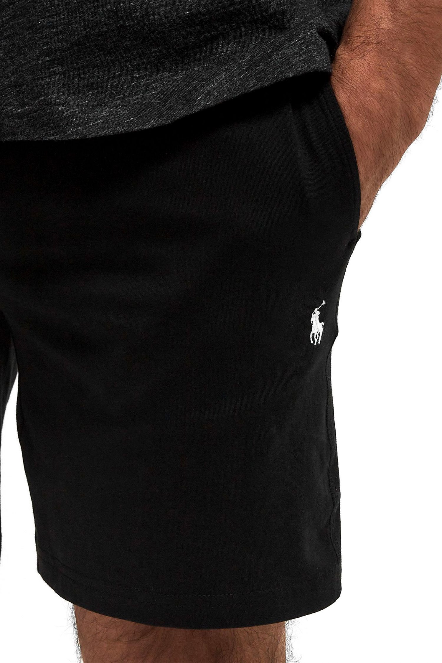 RALPH LAUREN UNDERWEAR ΒΕΡΜΟΥΔΑ SLEEP BOTTOM LOGO ΜΑΥΡΟ φωτογραφία