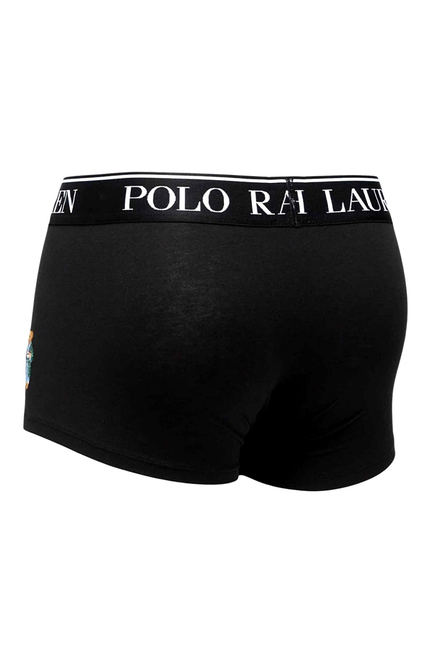 RALPH LAUREN UNDERWEAR ΕΣΩΡΟΥΧΟ TRUNK STRETCH COTTON LOGO BEAR ΜΑΥΡΟ