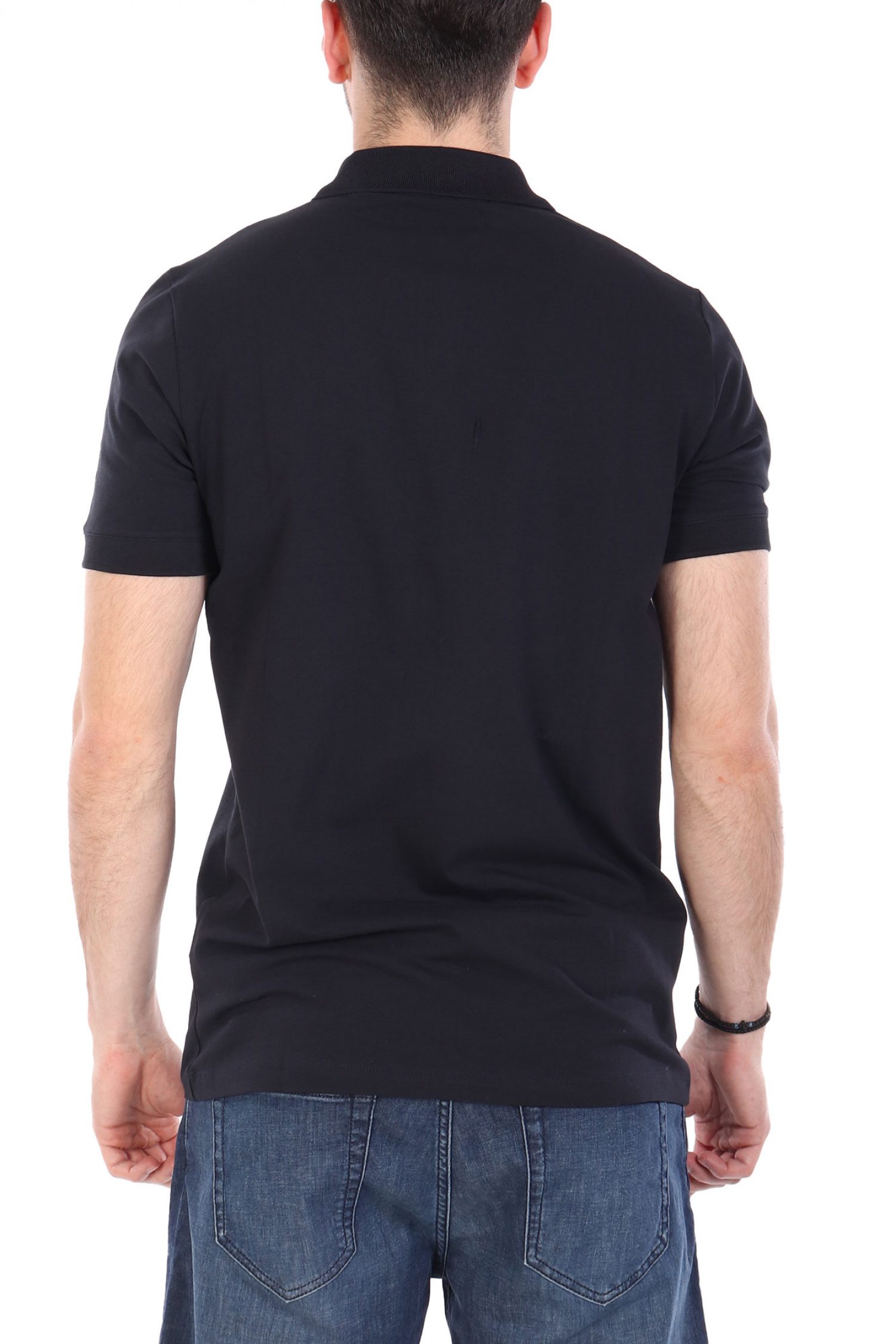 KARL LAGERFELD POLO LOGO ΜΠΛΕ