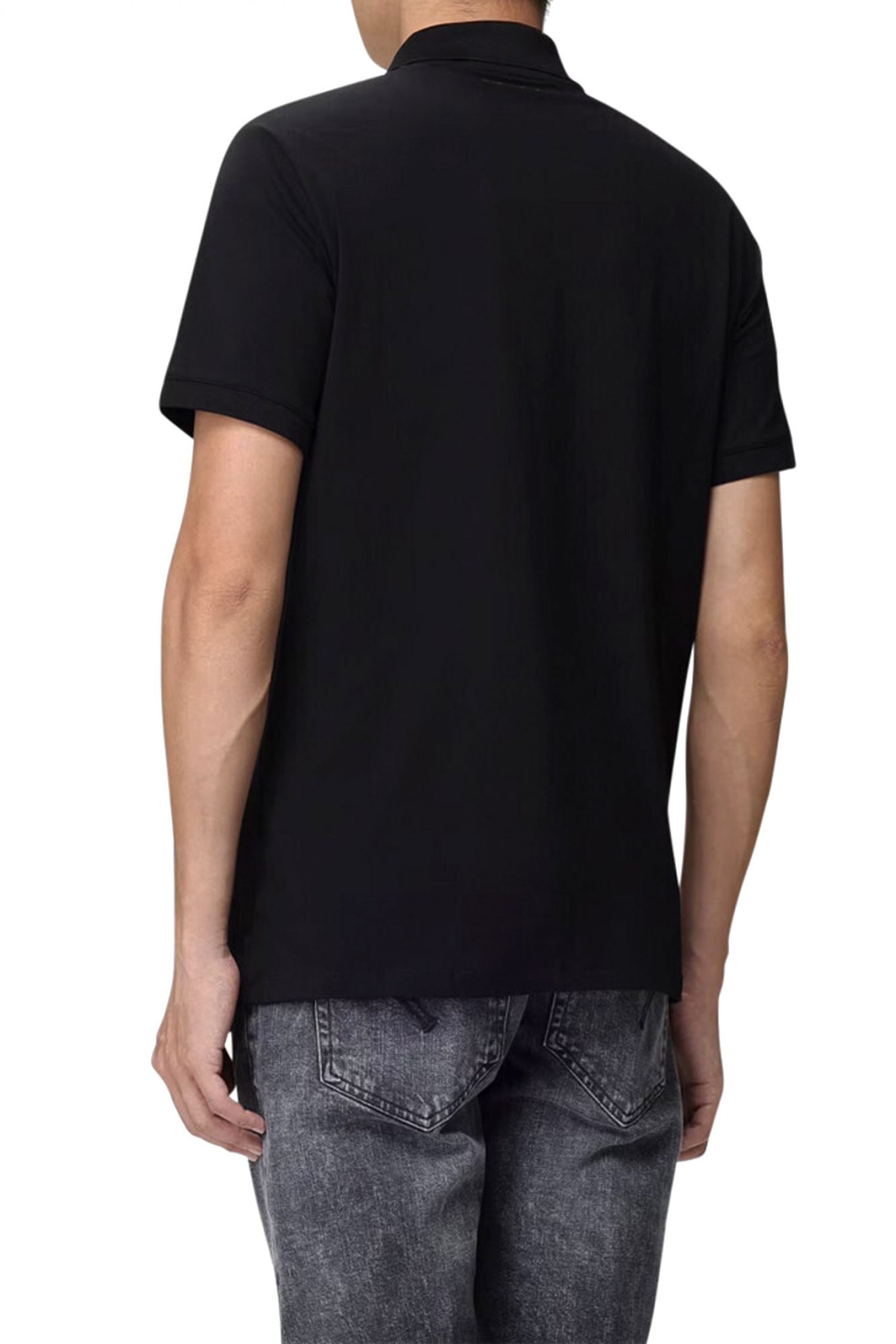 KARL LAGERFELD POLO LOGO ΜΑΥΡΟ