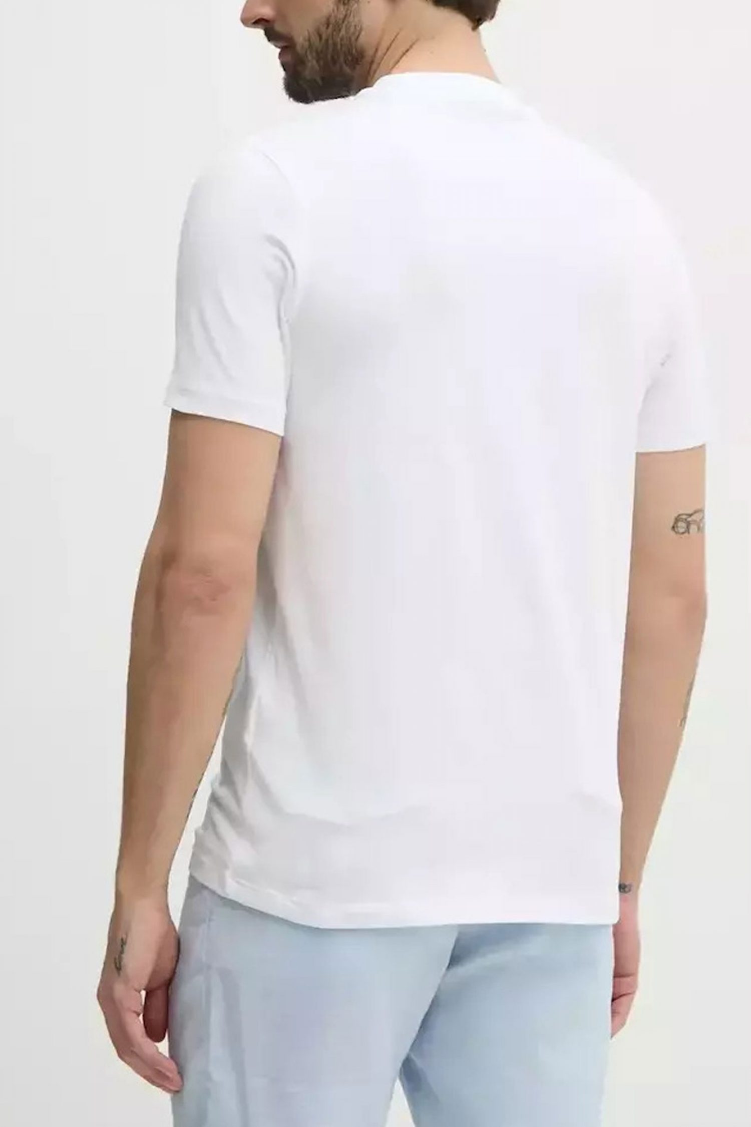 KARL LAGERFELD T-SHIRT LOGO ΛΕΥΚΟ φωτογραφία