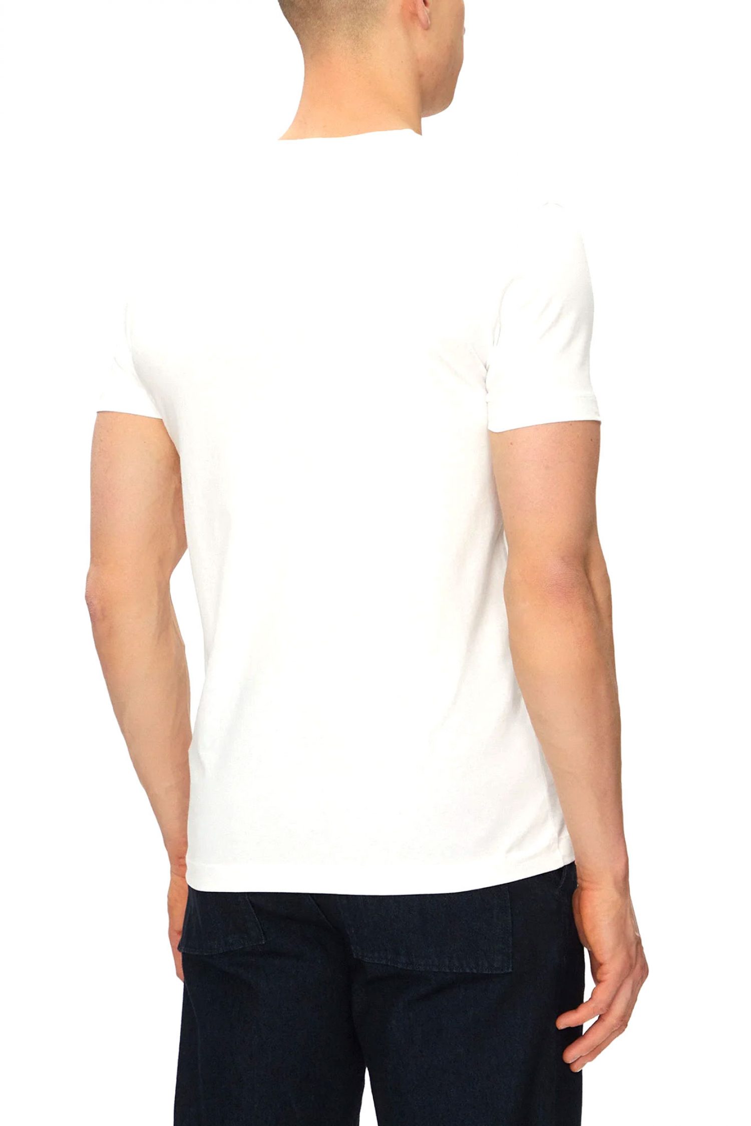 KARL LAGERFELD T-SHIRT CREW NECK LOGO ΛΕΥΚΟ φωτογραφία