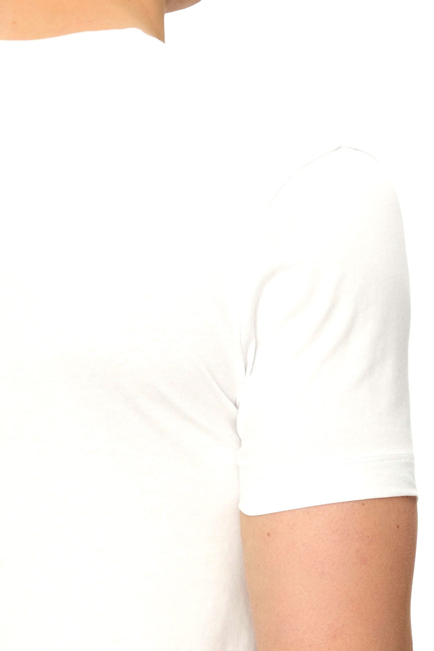 KARL LAGERFELD T-SHIRT CREW NECK LOGO ΛΕΥΚΟ φωτογραφία