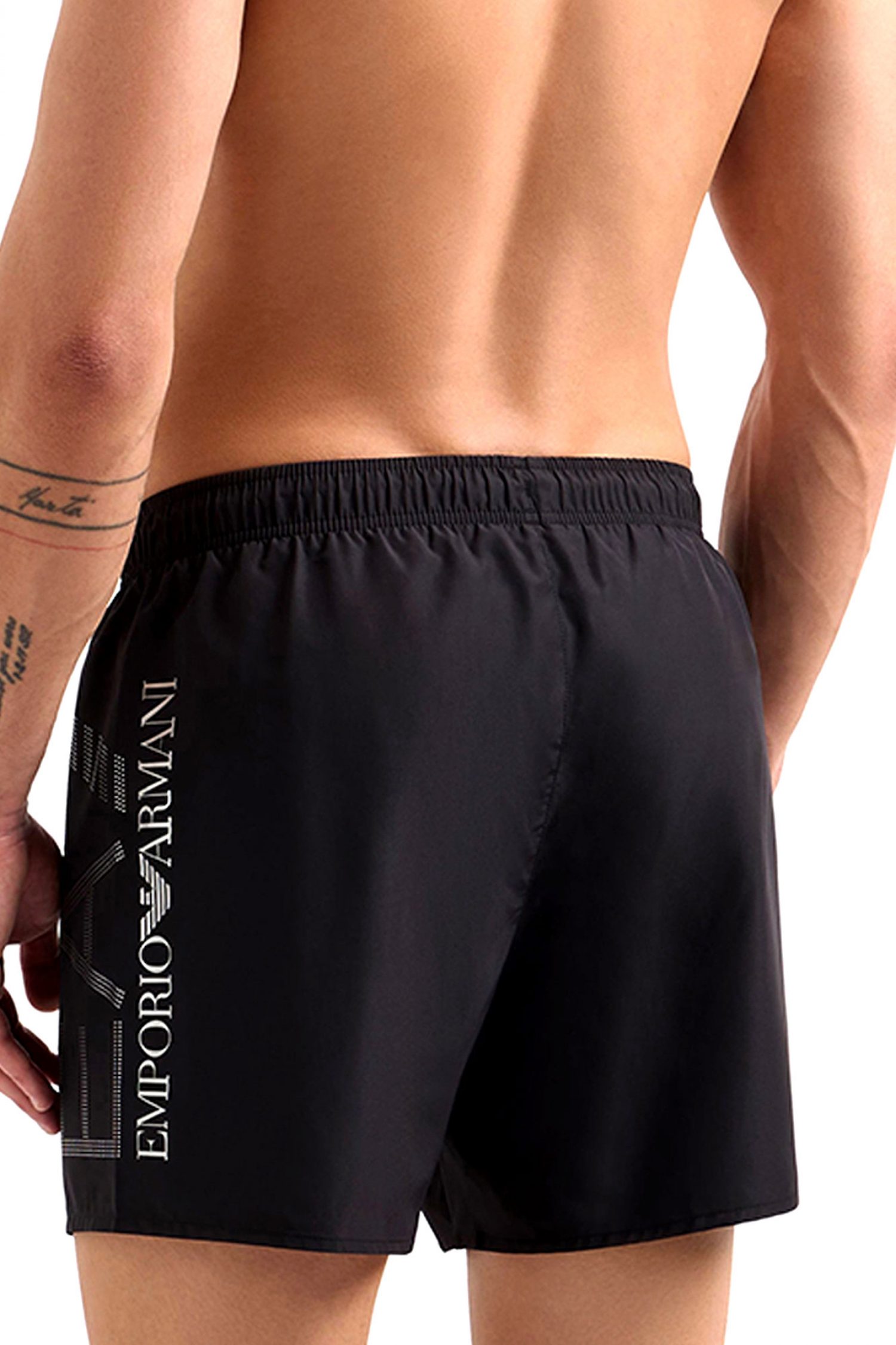 ARMANI 7 ΜΑΓΙΩ ΣΟΡΤΣ LOGO ΜΑΥΡΟ-ΑΣΗΜΙ