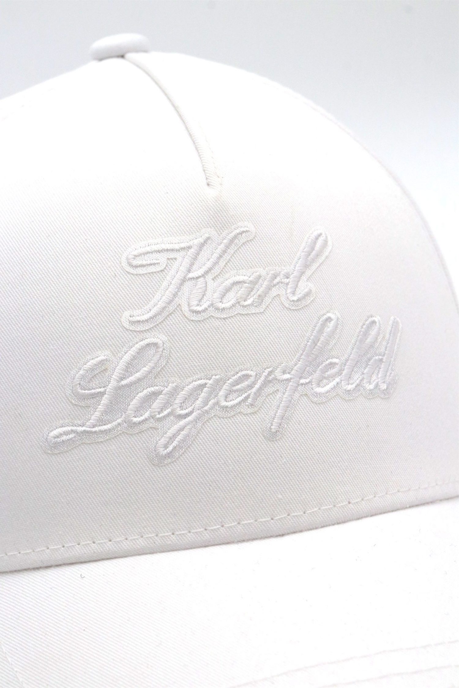 KARL LAGERFELD ΚΑΠΕΛΟ BASEBALL LOGO ΛΕΥΚΟ