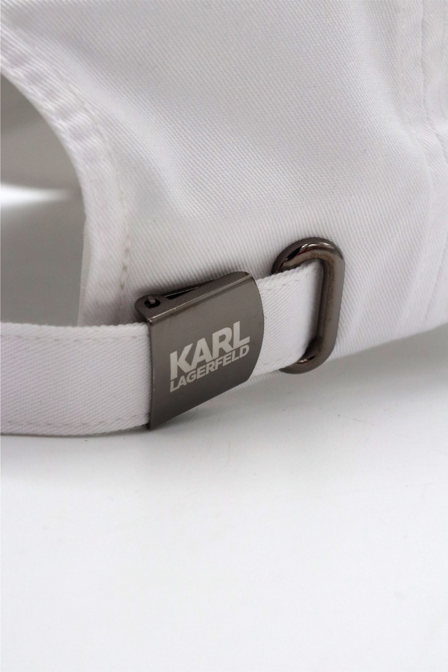 KARL LAGERFELD ΚΑΠΕΛΟ BASEBALL LOGO ΛΕΥΚΟ