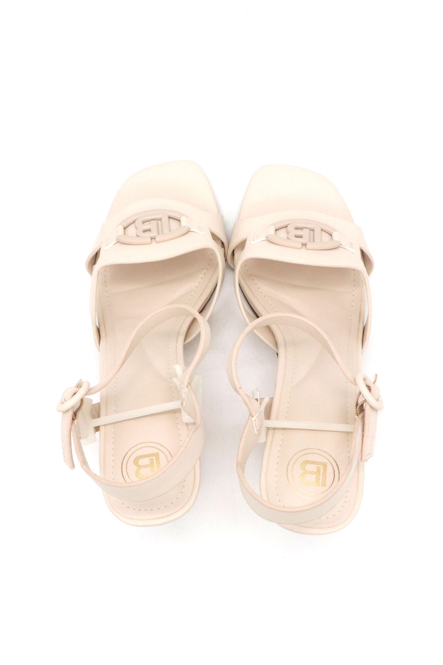 LAURA BIAGIOTTI ΠΑΠΟΥΤΣΙΑ ΠΕΔΙΛΑ ΜΕΤΑΛΛΙΚΗ ΑΓΚΡΑΦΑ LOGO ΜΠΕΖ ΑΝΟΙΧΤΟ