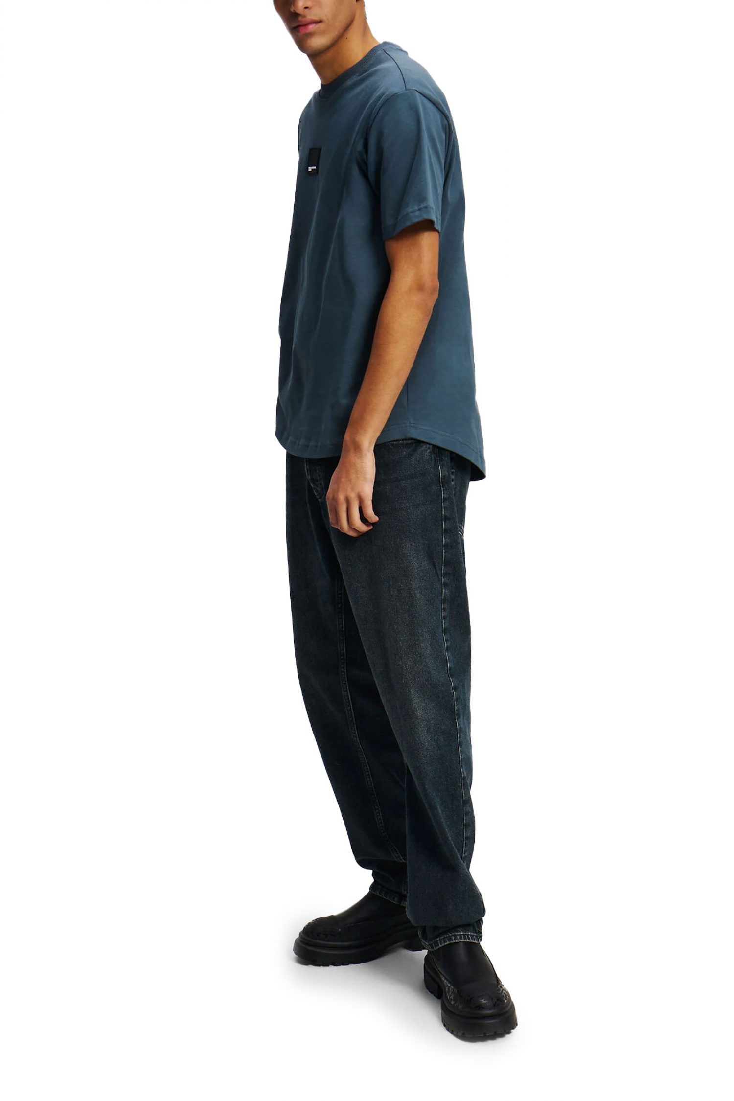 KARL LAGERFELD JEANS ΠΑΝΤΕΛΟΝΙ JEANS KLJ TAPERED DENIM ΜΑΥΡΟ ΜΠΛΕ φωτογραφία