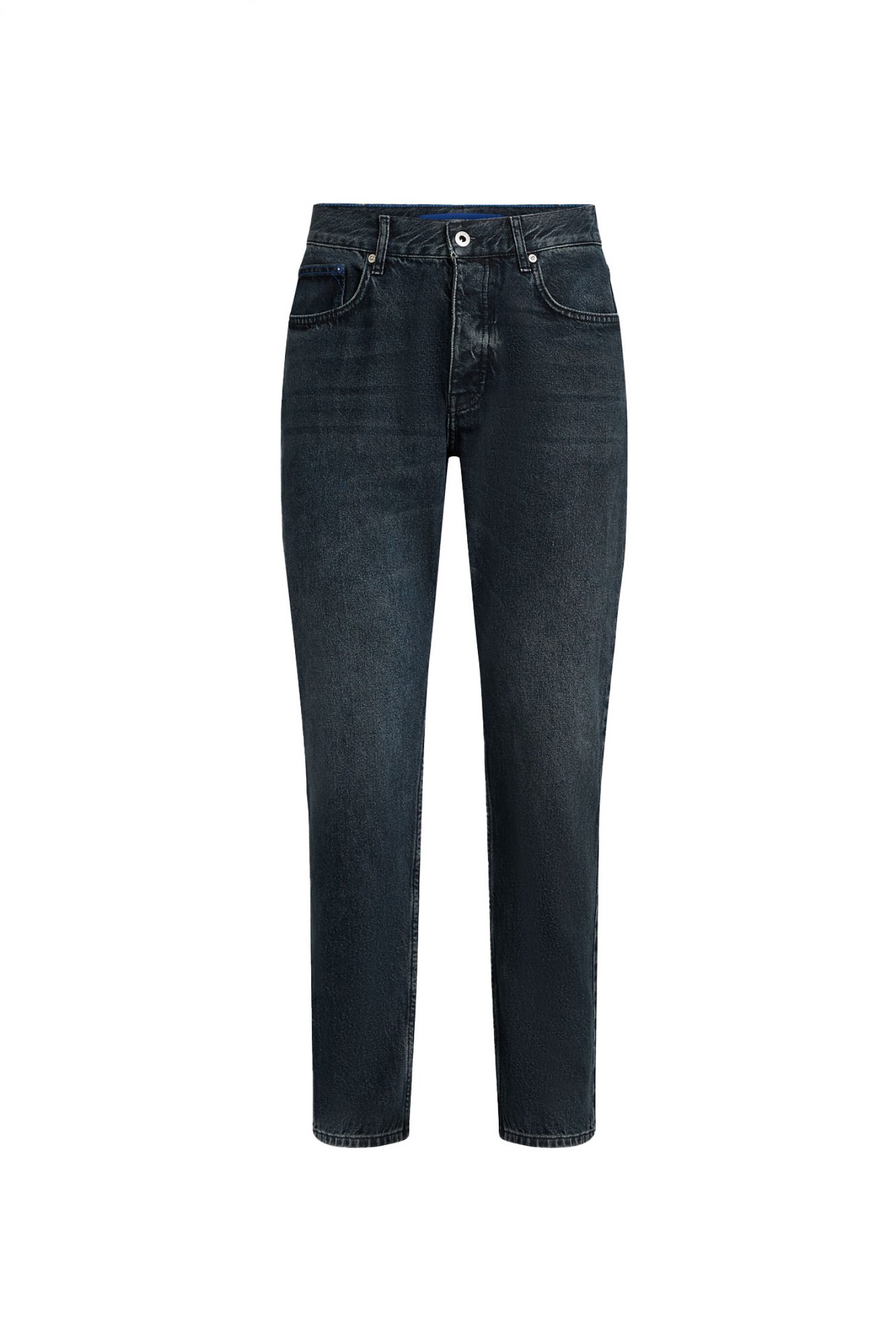 KARL LAGERFELD JEANS ΠΑΝΤΕΛΟΝΙ JEANS KLJ TAPERED DENIM ΜΑΥΡΟ ΜΠΛΕ φωτογραφία