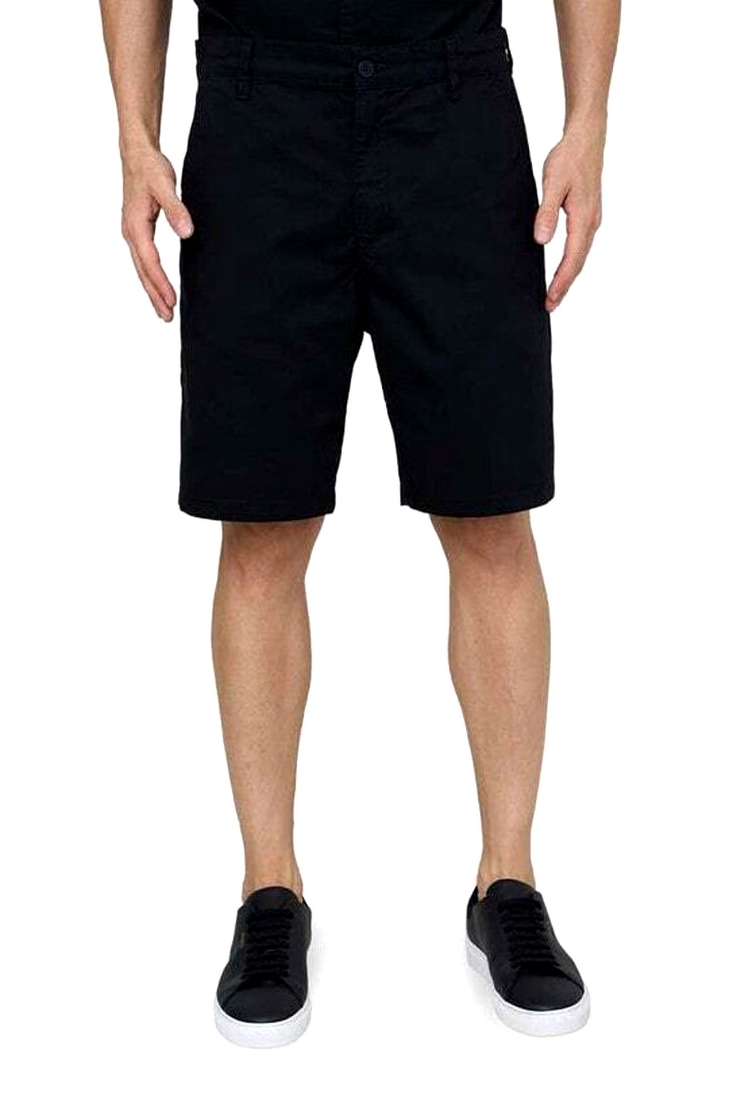 KARL LAGERFELD JEANS ΒΕΡΜΟΥΔΑ CHINO RELAXED FIT ΜΑΥΡΟ φωτογραφία