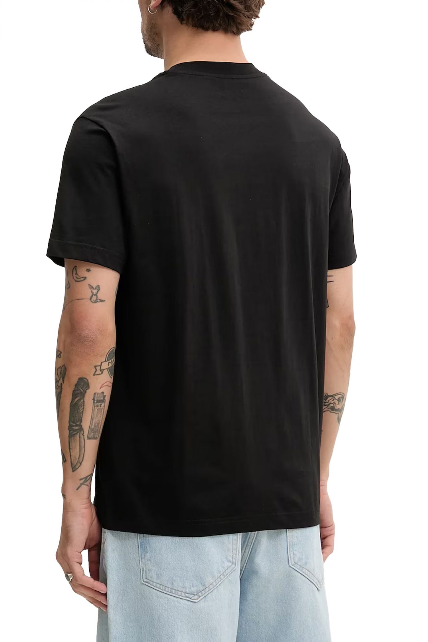 KARL LAGERFELD JEANS T-SHIRT REGULAR SS CUBE LOGO TEE ΜΑΥΡΟ φωτογραφία