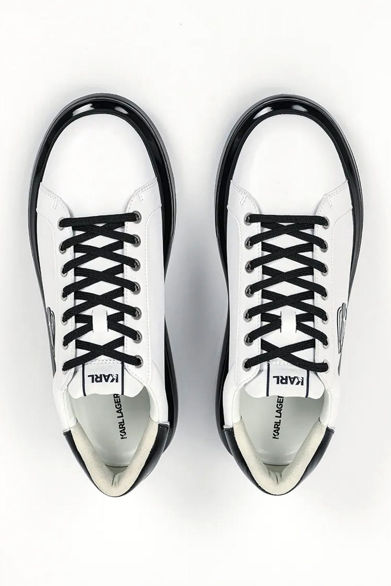 KARL LAGERFELD ΠΑΠΟΥΤΣΙΑ SNEAKERS KAPRI KUSHION OUTLINE NFT ΛΕΥΚΟ φωτογραφία
