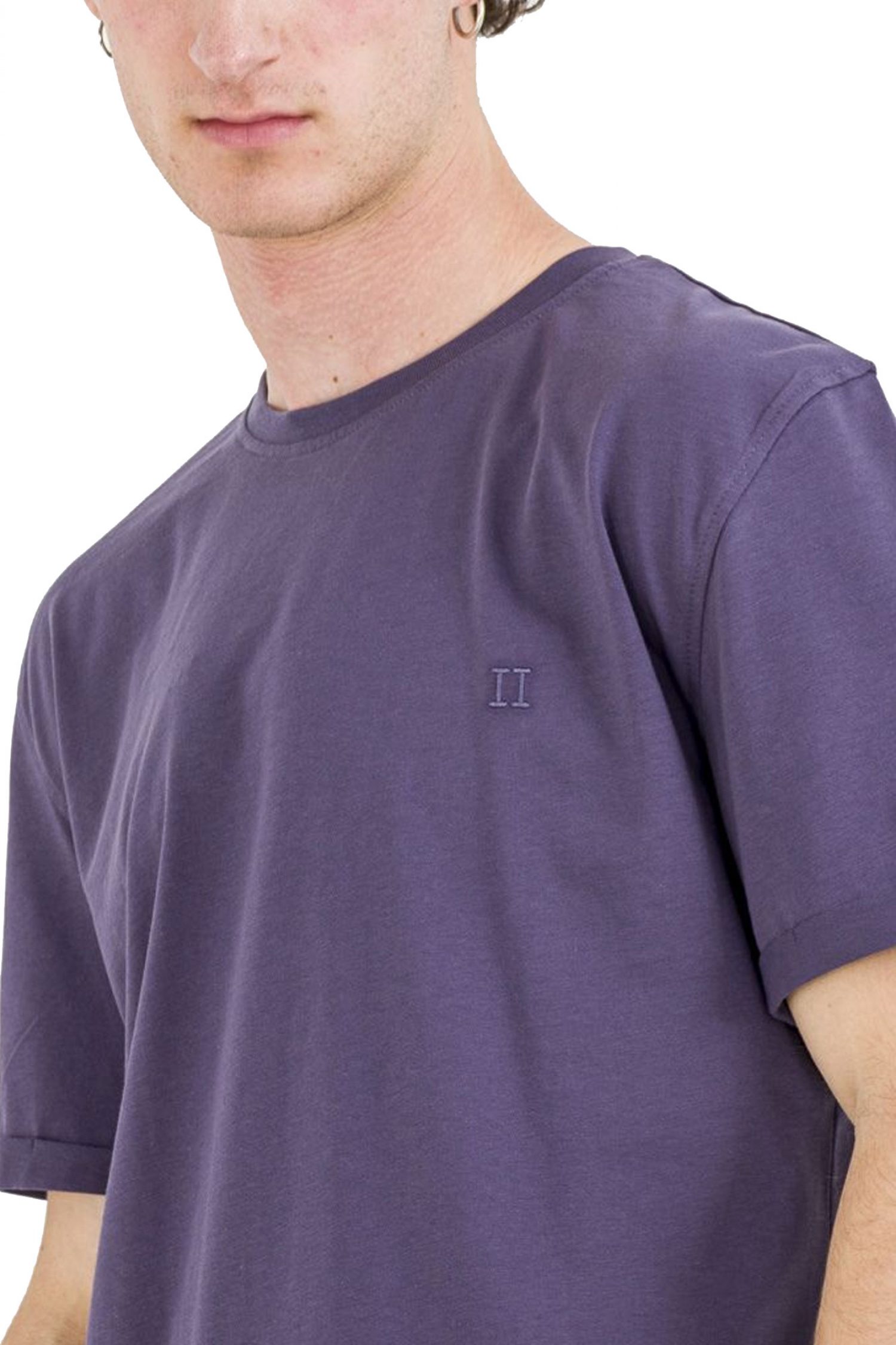 LES DEUX T-SHIRT NORREGAARD LOGO ΡΑΦ ΜΠΛΕ