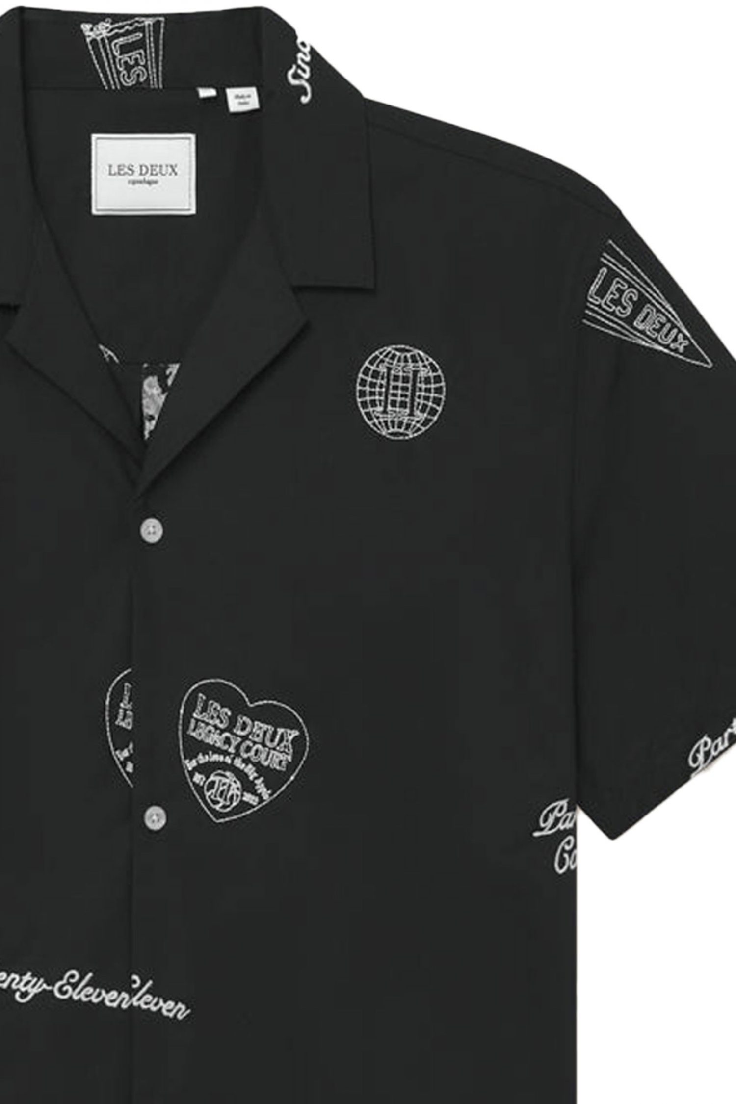 LES DEUX ΠΟΥΚΑΜΙΣΟ HENDRIX AOE SS LOGO ΜΑΥΡΟ