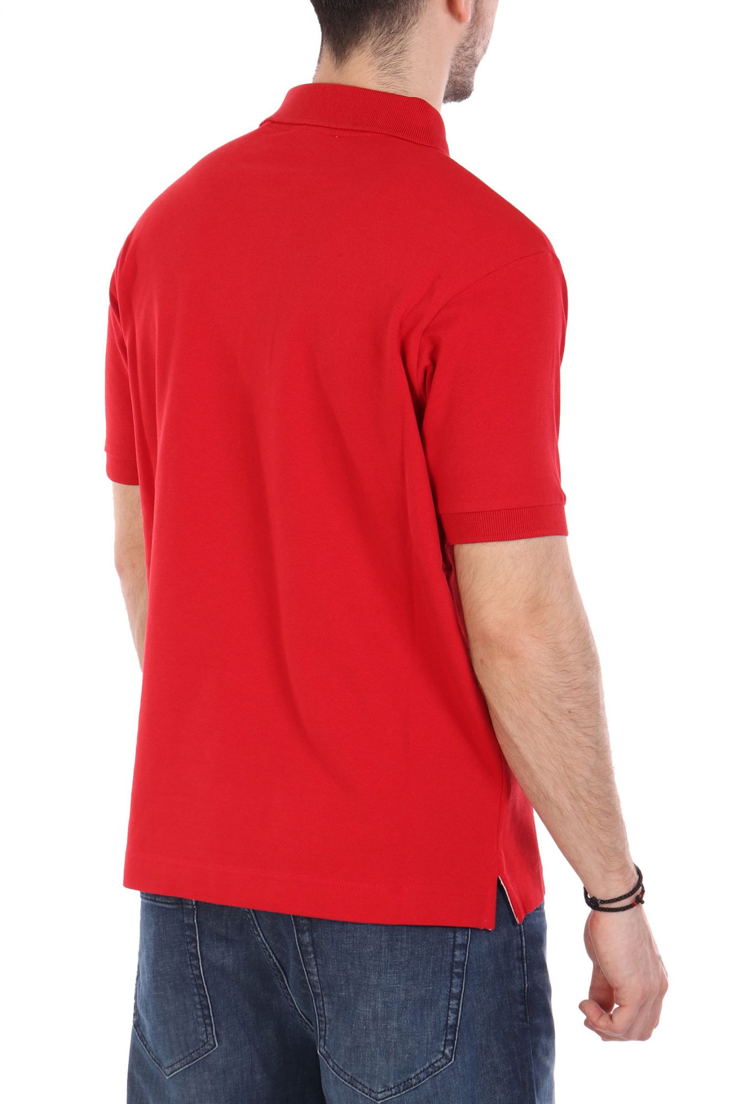 GUESS JEANS POLO LOGO ΚΟΚΚΙΝΟ