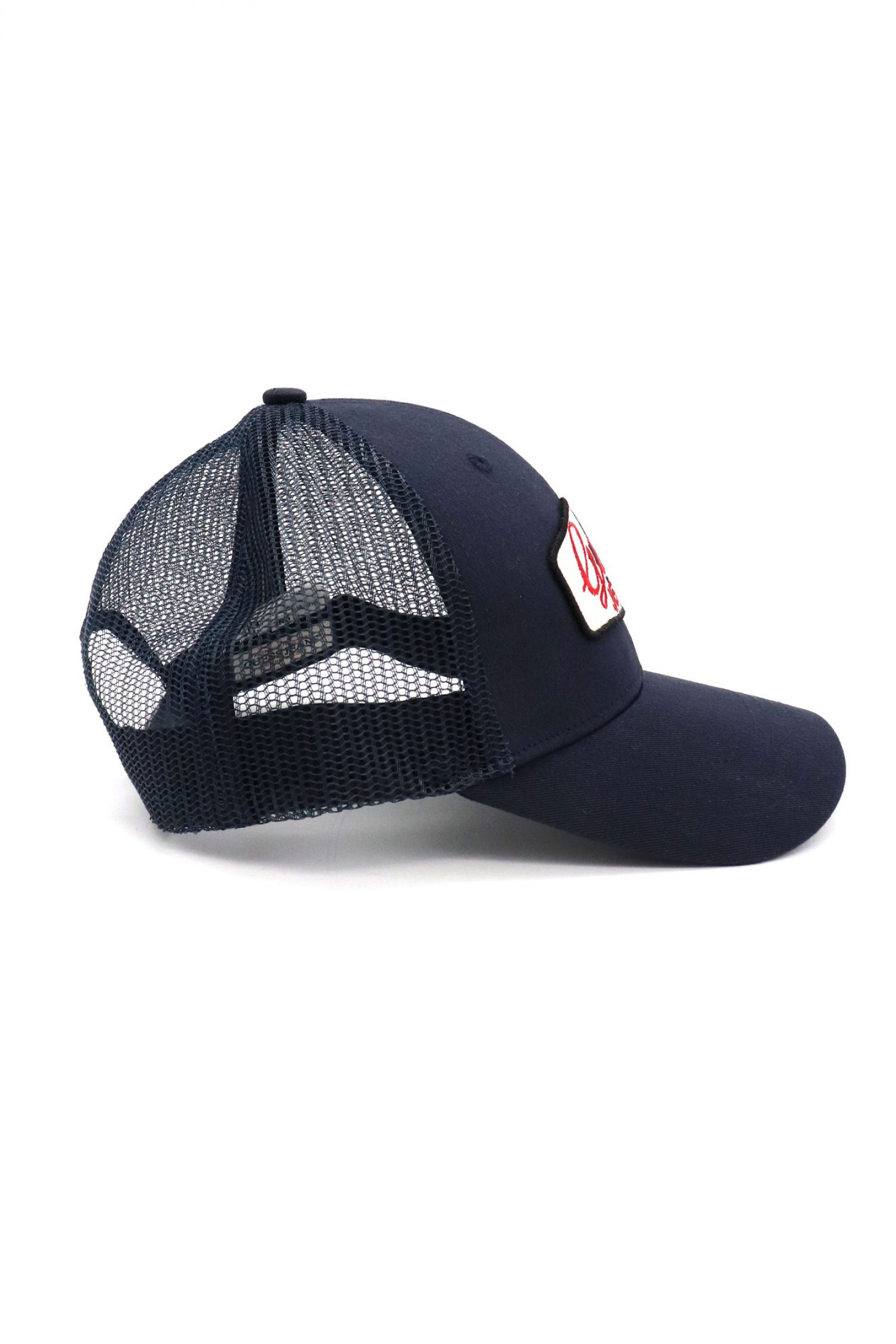 GUESS JEANS ΚΑΠΕΛΟ PATCHED TRUCKER HAT UNISEX ΜΠΛΕ