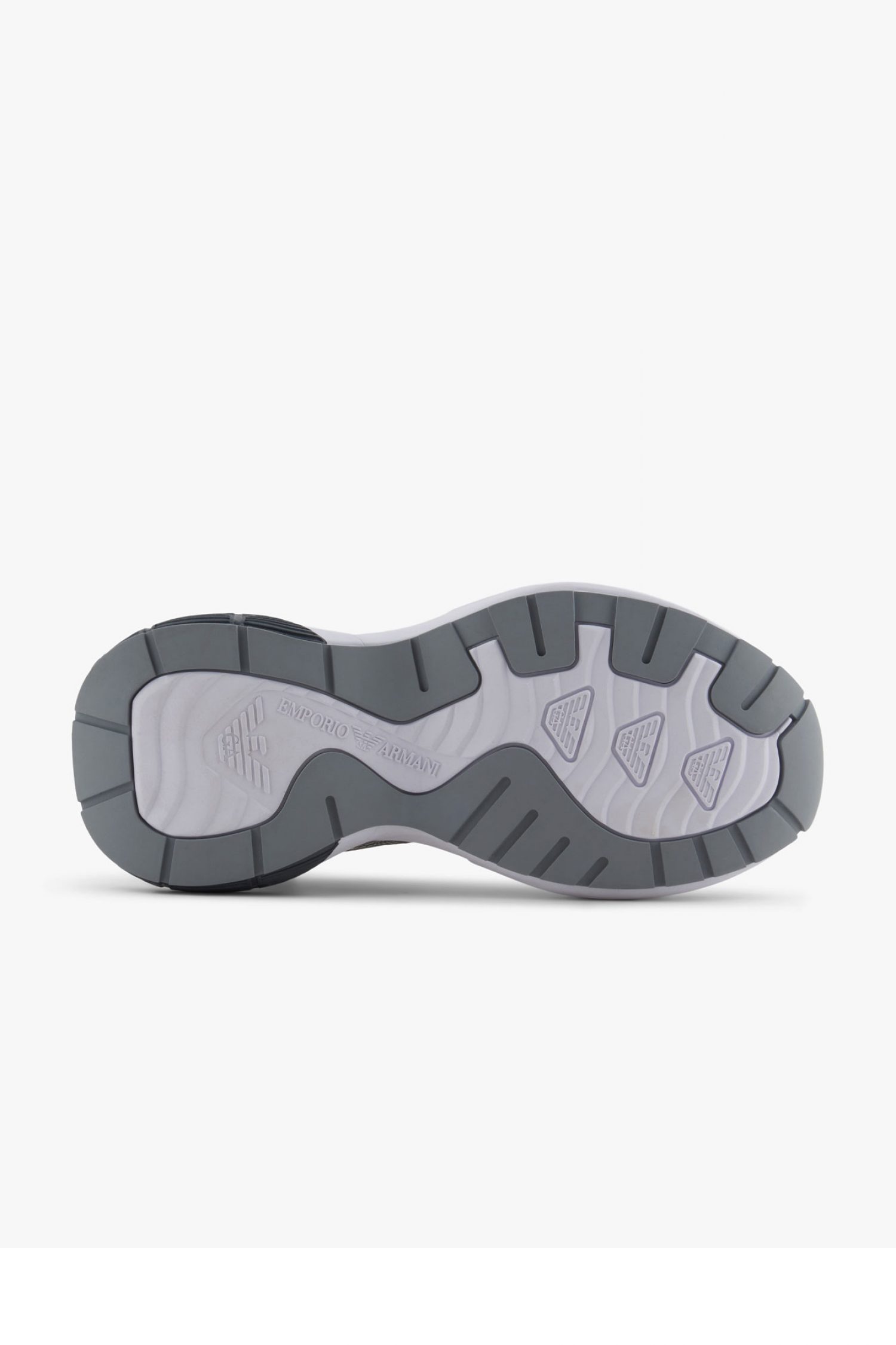 EMPORIO ARMANI ΠΑΠΟΥΤΣΙΑ SNEAKERS ΓΚΡΙ-ΛΕΥΚΟ φωτογραφία