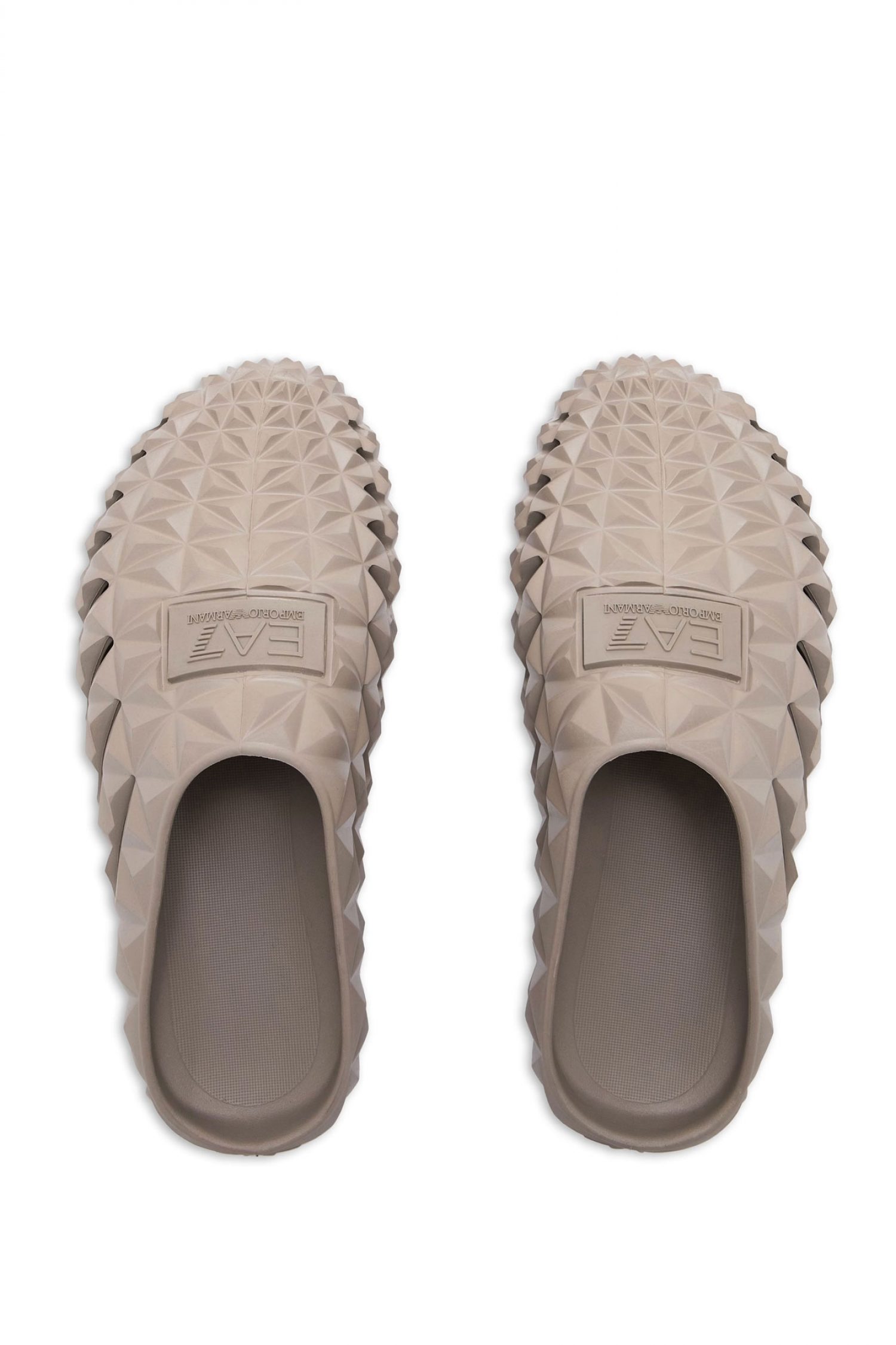 ARMANI 7 ΠΑΠΟΥΤΣΙΑ ΠΑΝΤΟΦΛΕΣ ΑΝΑΓΛΥΦΟ LOGO ΜΠΕΖ φωτογραφία