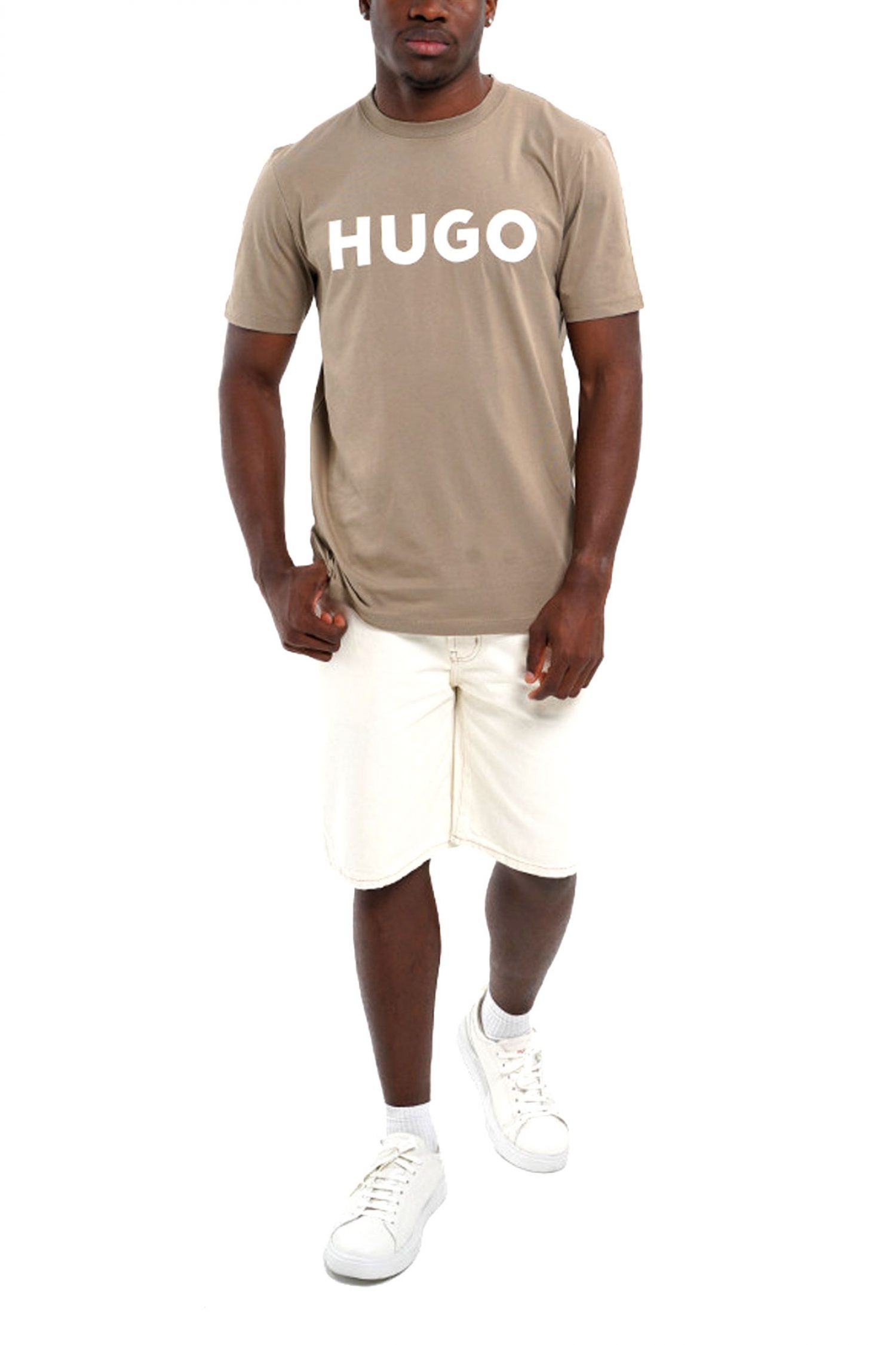 Men's T-Shirts Hugo Khaki