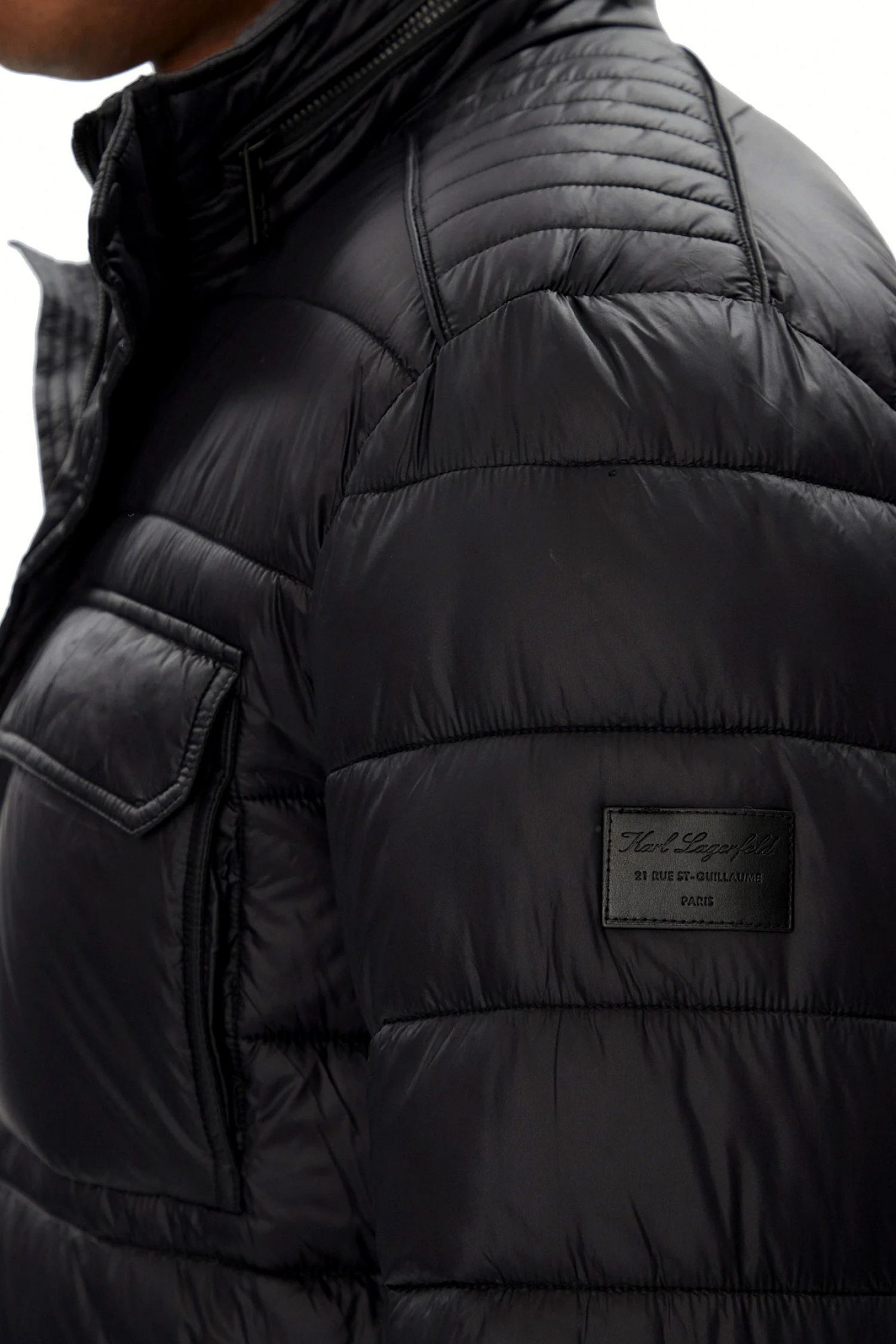 KARL LAGERFELD ΜΠΟΥΦΑΝ ΦΟΥΣΚΩΤΟ FIELD ΚΟΥΚΟΥΛΑ ΜΑΥΡΟ