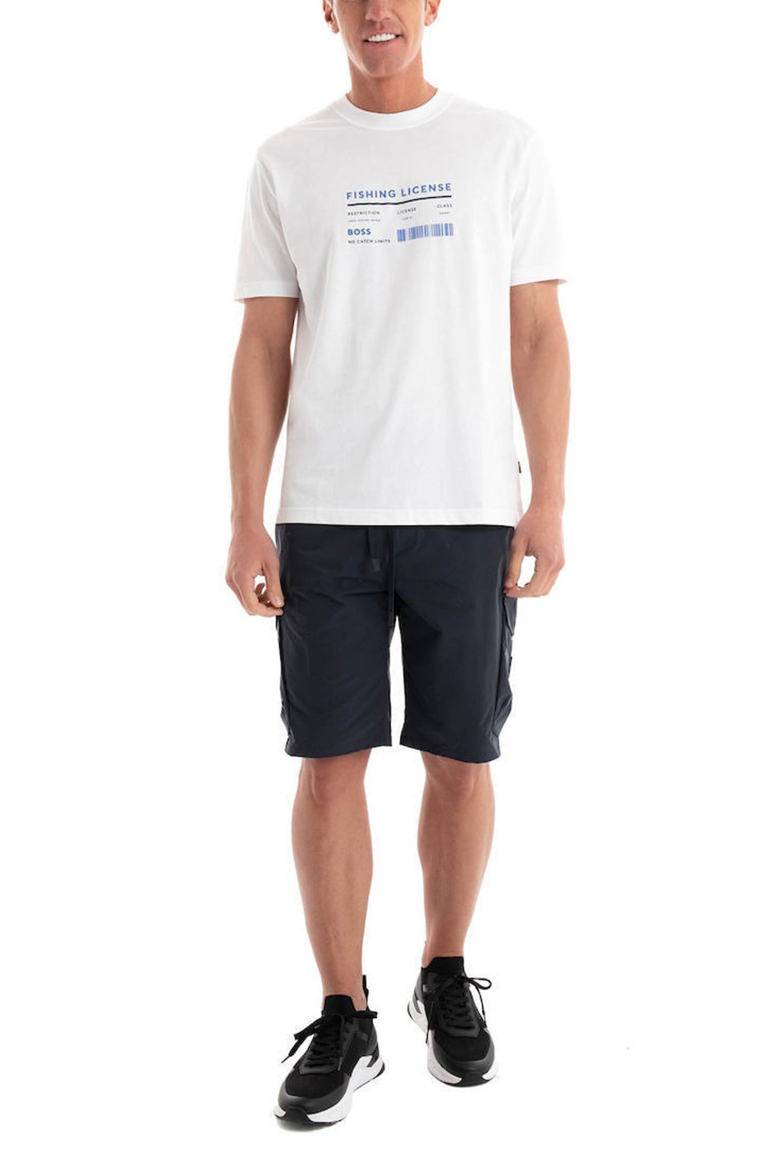 BOSS CASUAL T-SHIRT TE_ATACAMA ΛΕΥΚΟ