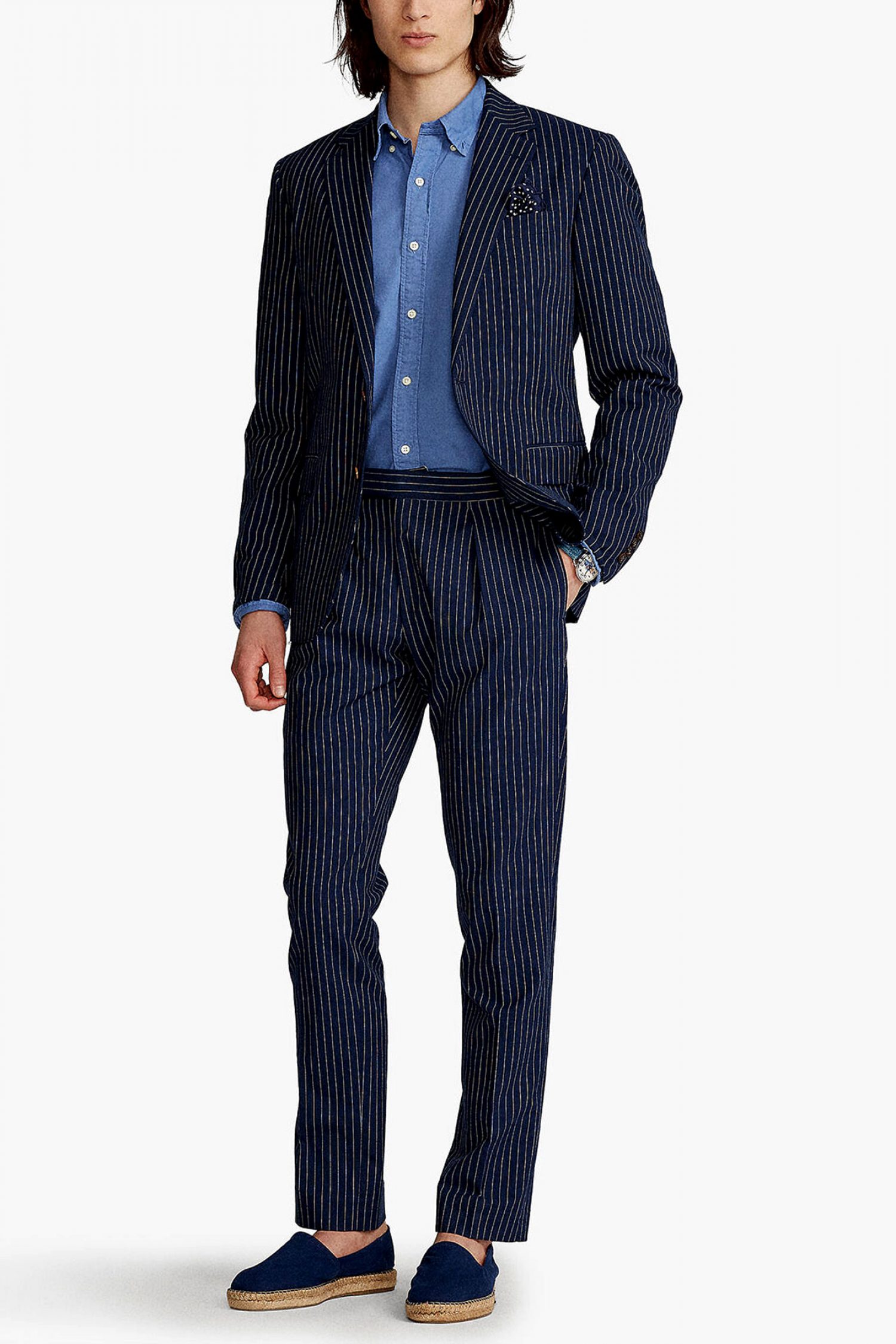 RALPH LAUREN ΠΟΥΚΑΜΙΣΟ CUSTOM FIT OXFORD BUTTON DOWN BSR ΣΙΕΛ φωτογραφία