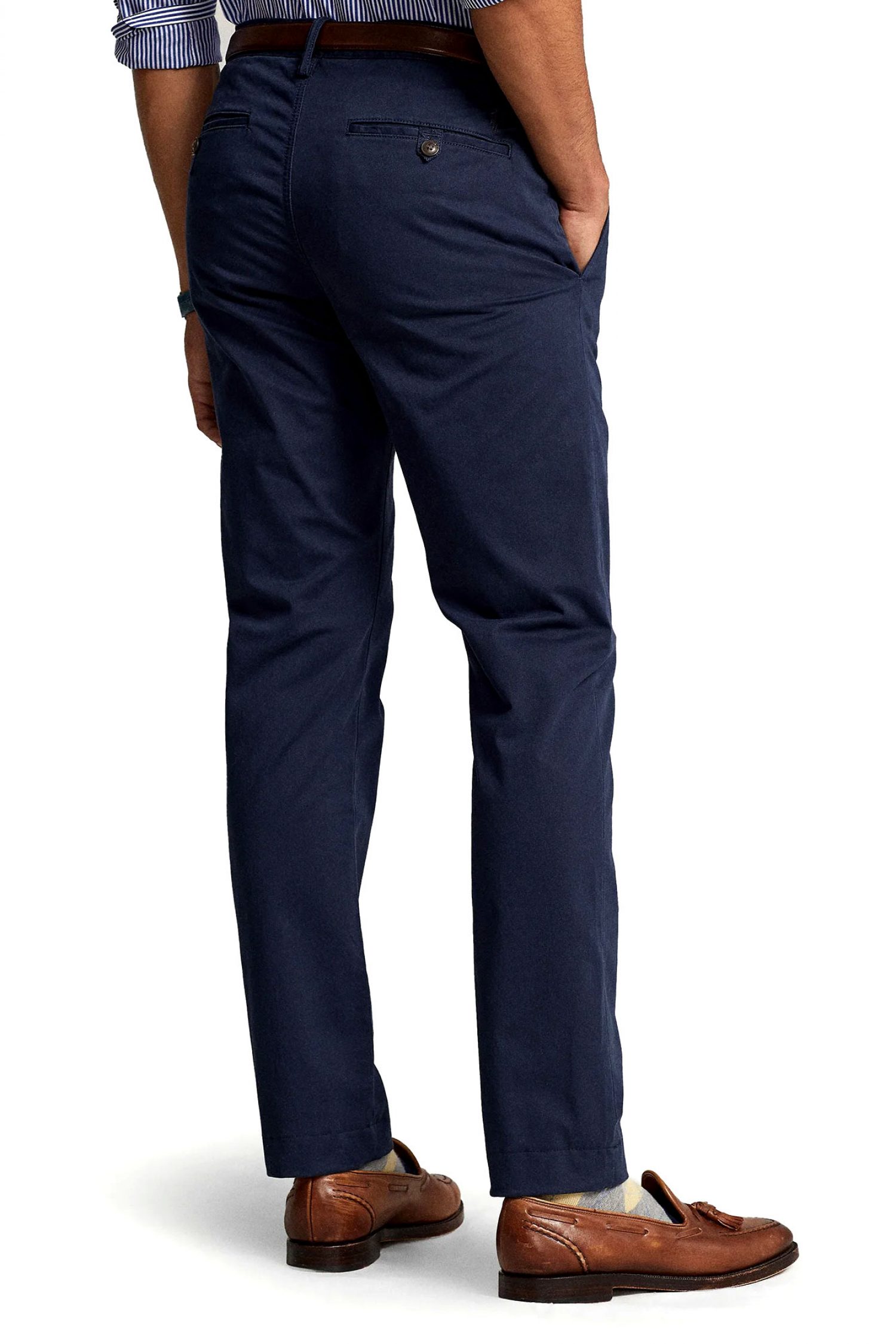 RALPH LAUREN ΠΑΝΤΕΛΟΝΙ CHINO STRETCH SLIM FIT BEDFORD ΜΠΛΕ φωτογραφία